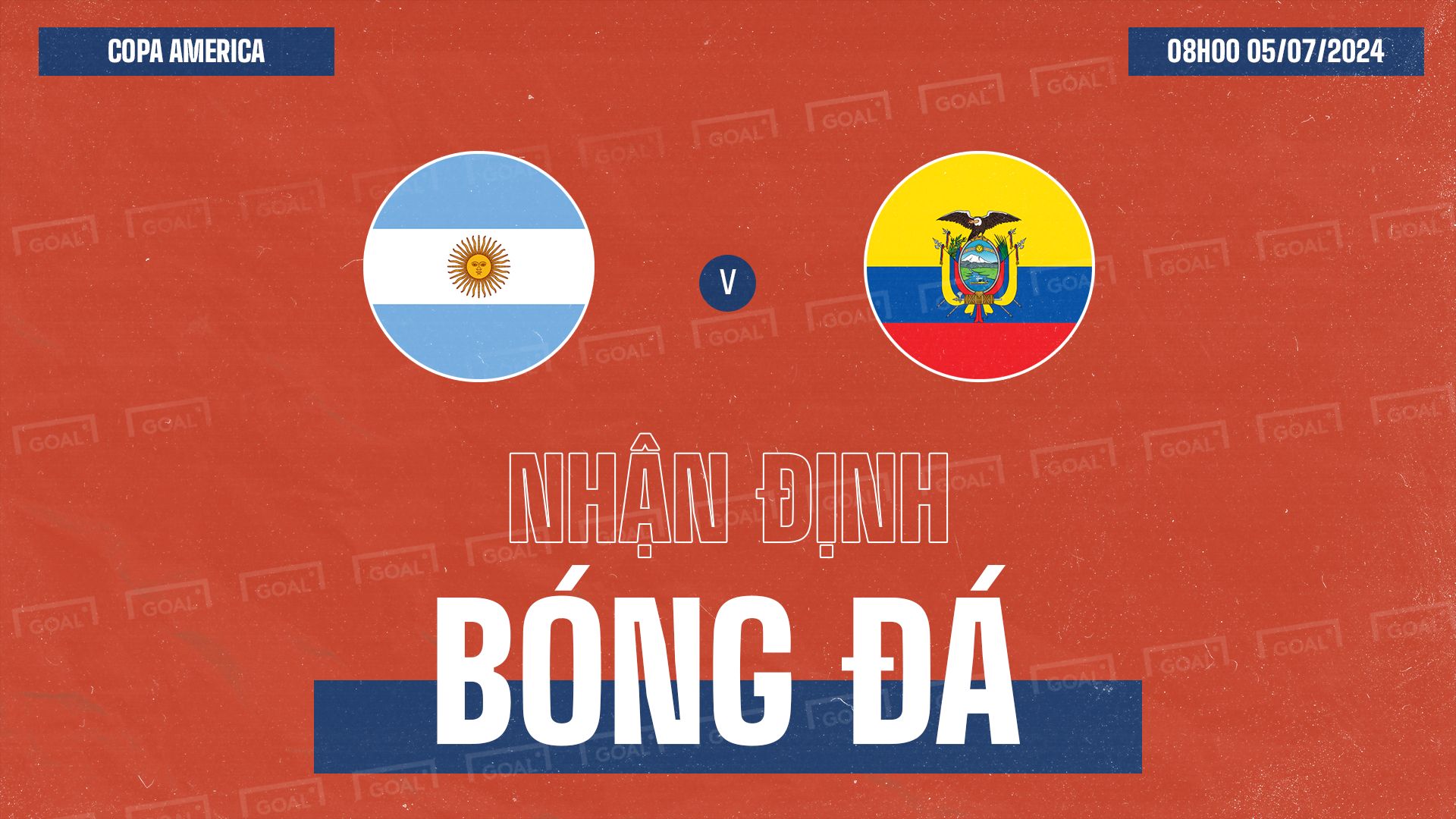 Argentina vs Ecuador Copa America 2024 GFX