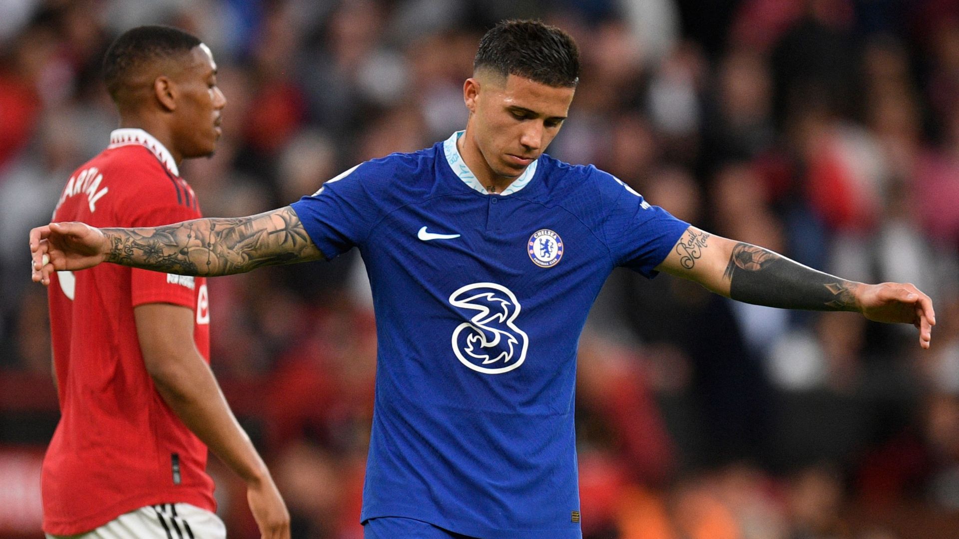 Enzo Fernandez Chelsea Manchester United 2022-23