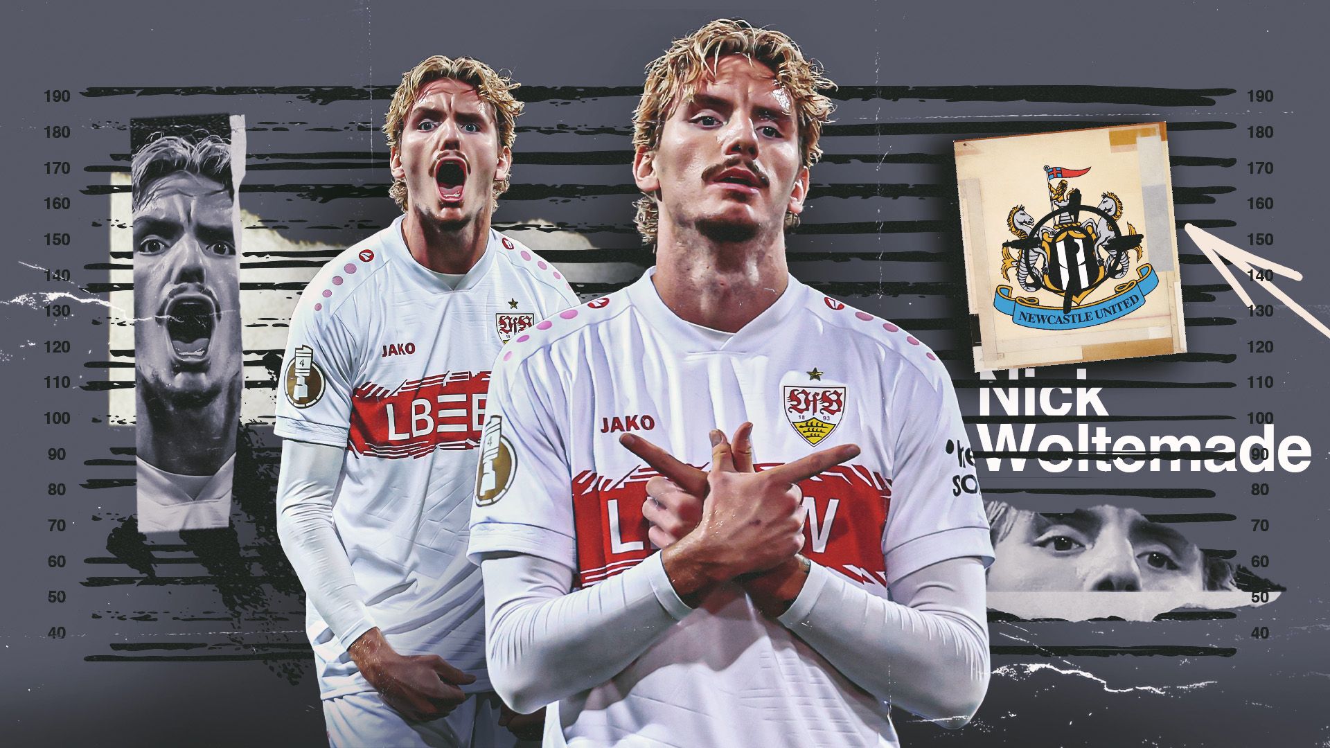 Nick Woltemade GFX Newcastle