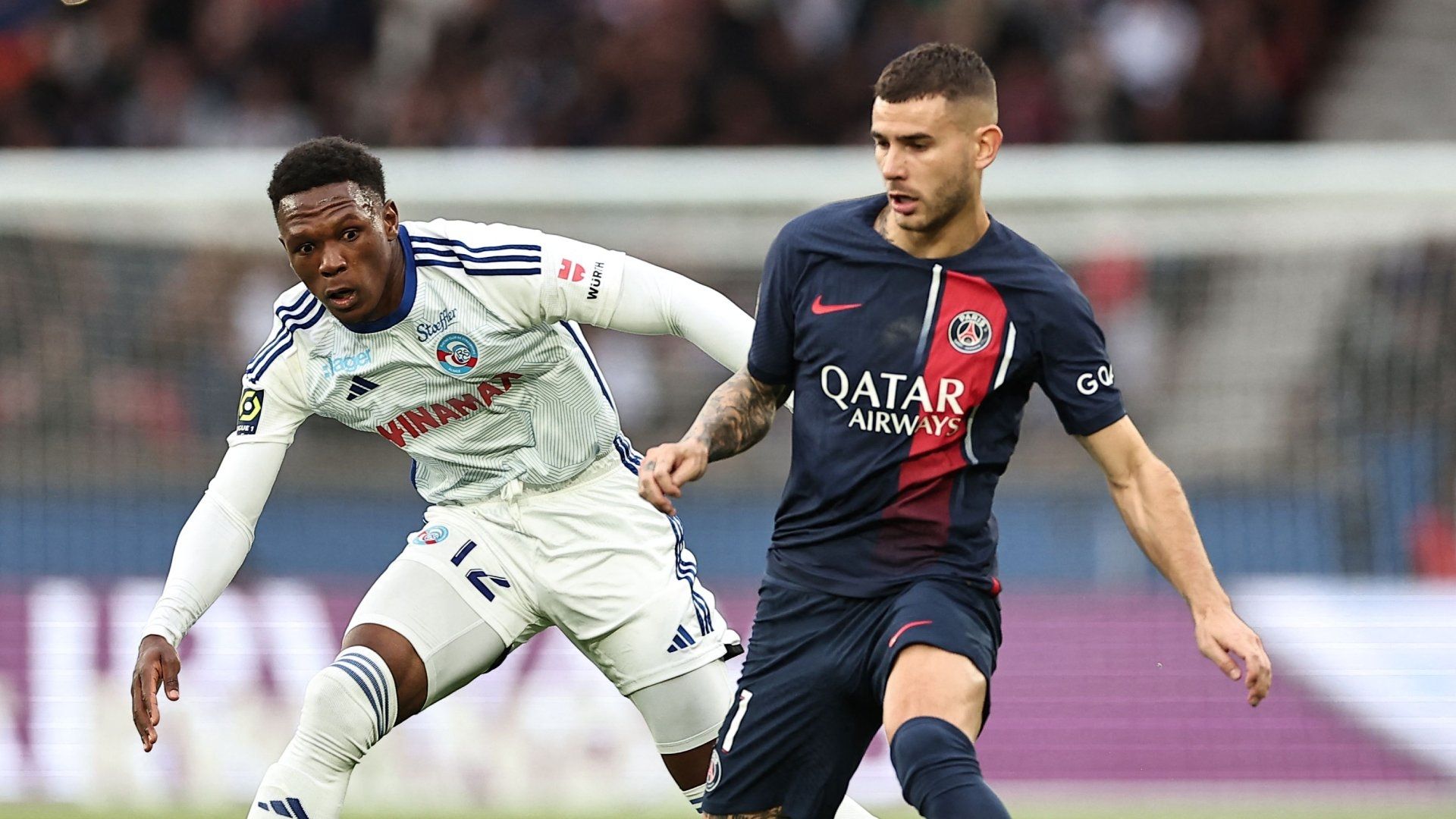 Lucas Hernandez PSG Strasbourg 2023-24