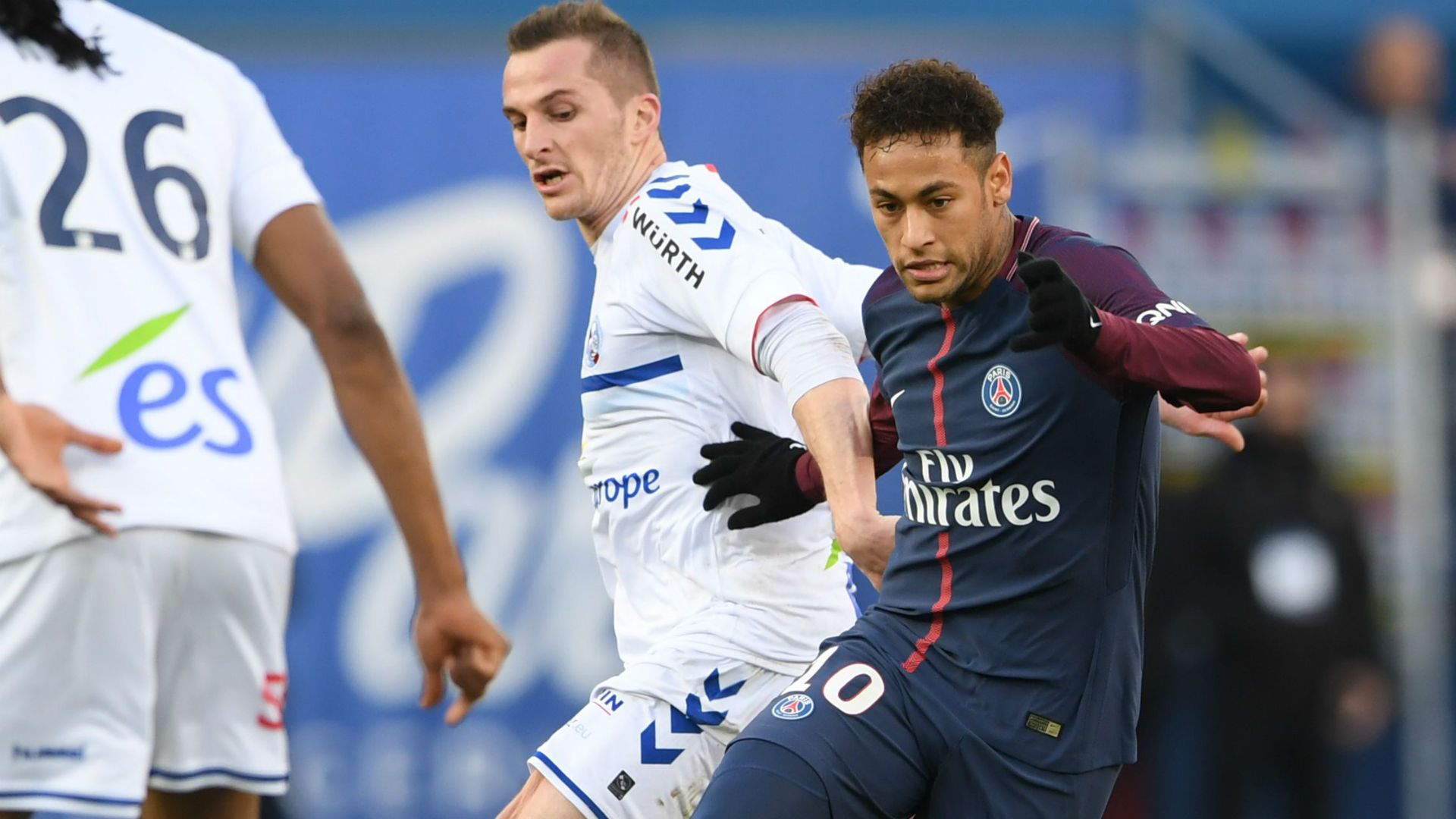 Neymar PSG Strasbourg Ligue 1 17022018