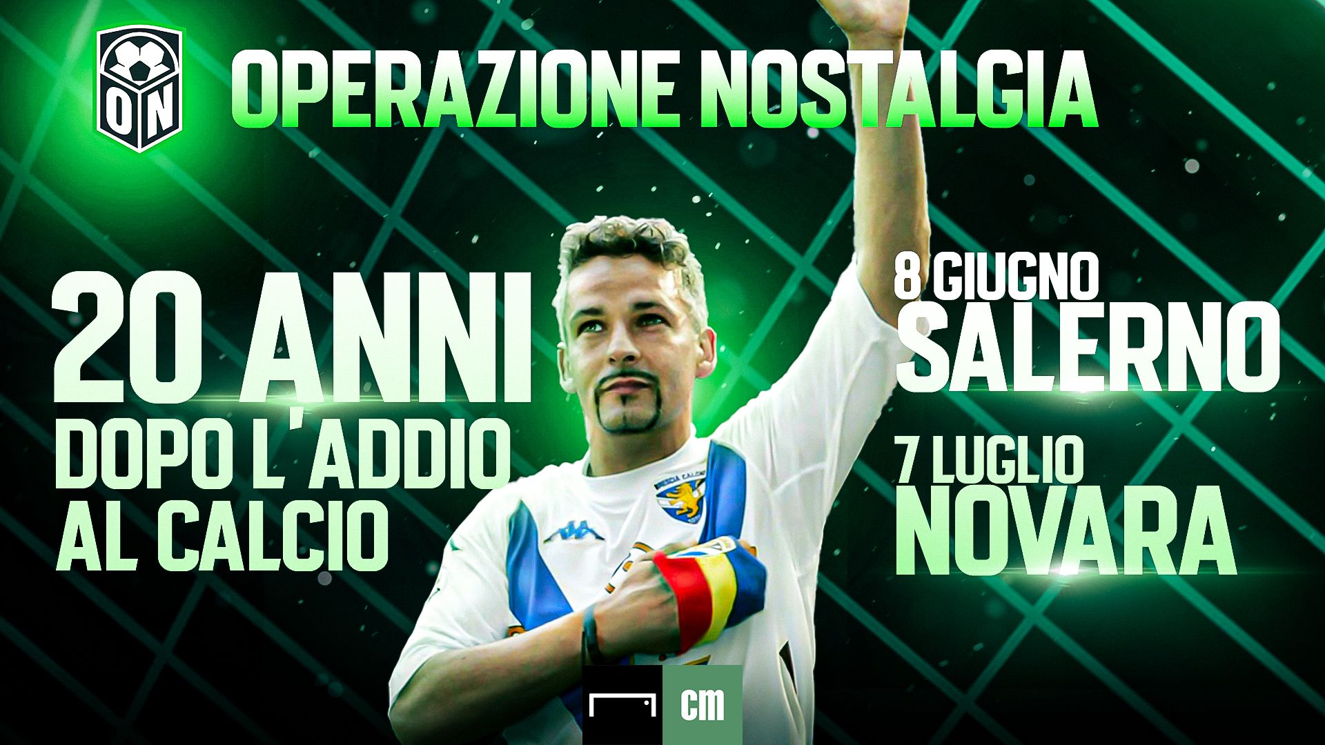 Roberto Baggio Operazione Nostalgia 2024 GFX