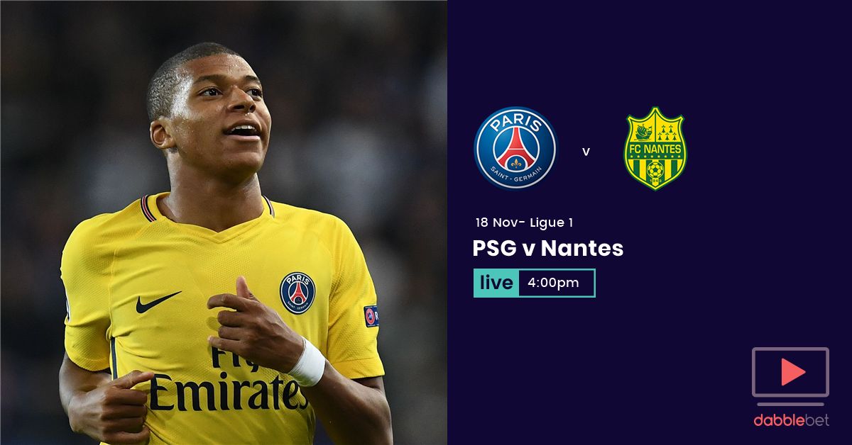 PSG nantes graphic