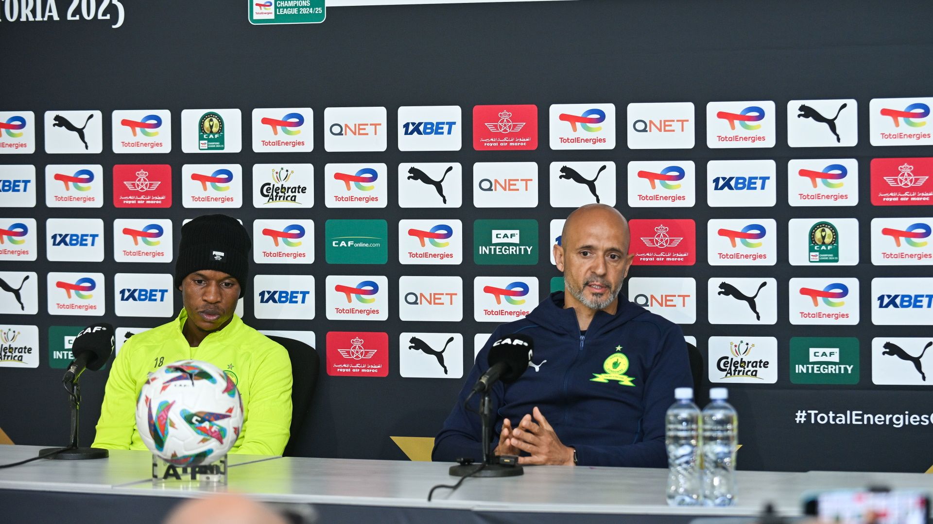 Themba Zwane & Miguel Cardoso, Mamelodi Sundowns, May 2025