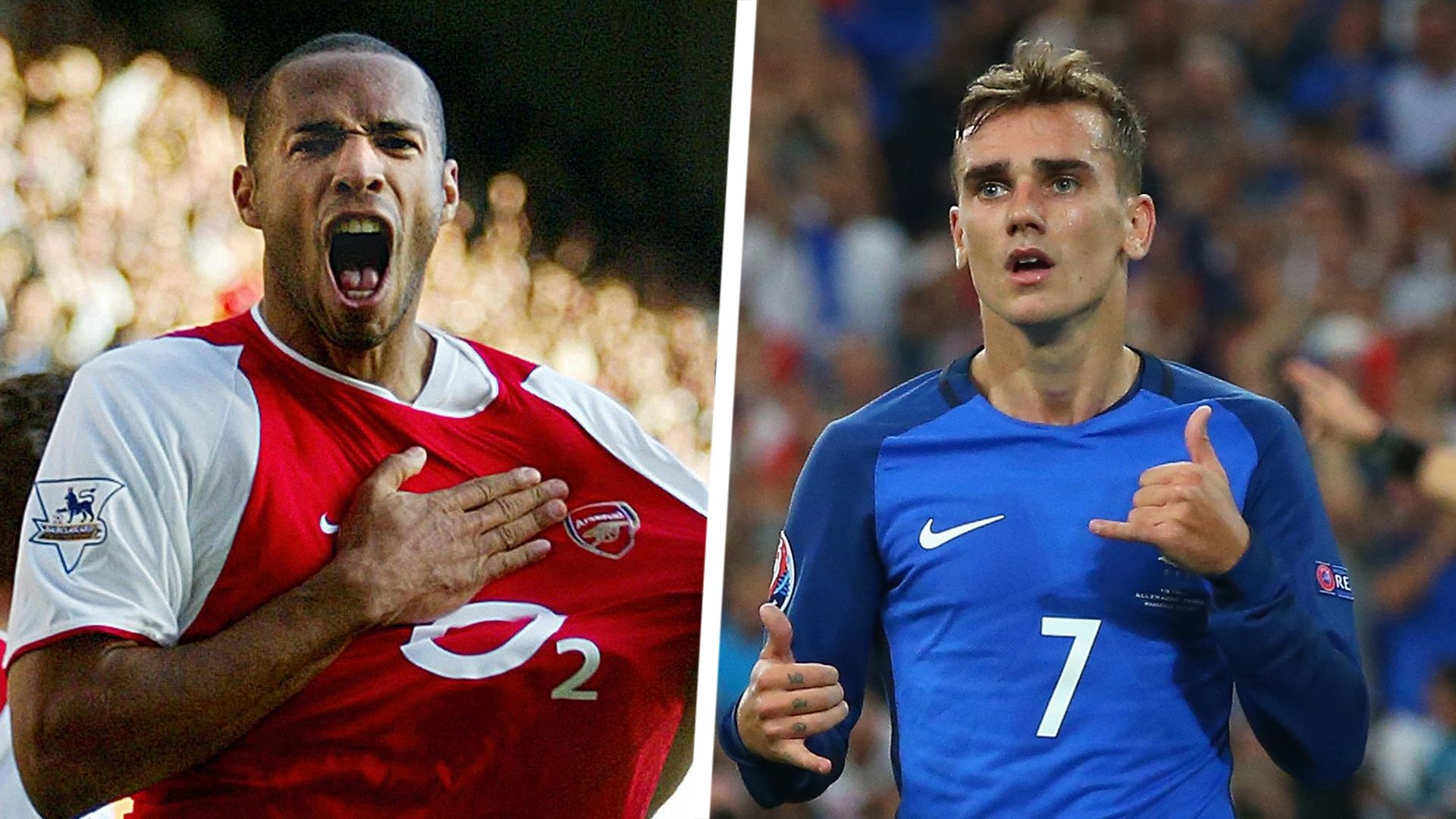 Thierry Henry/Antoine Griezmann Split