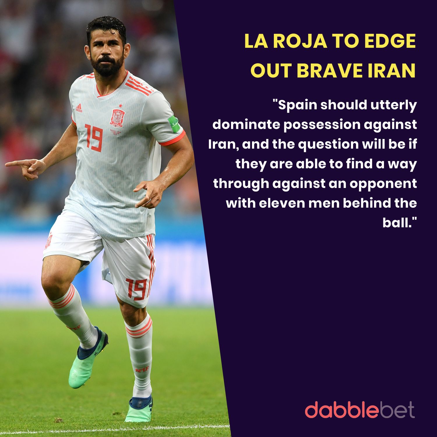 Spain Iran graphic