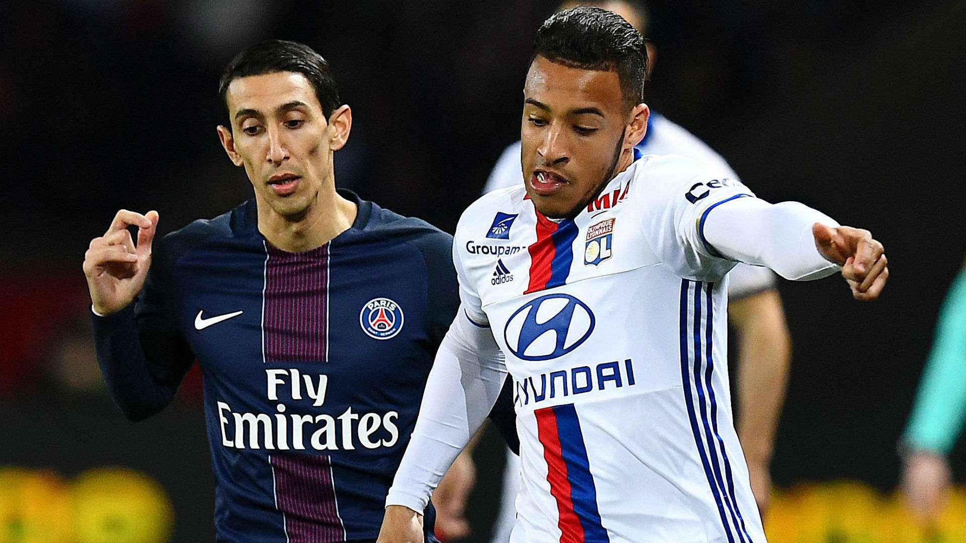 Corentin Tolisso Angel Di Maria PSG Lyon Ligue 1 19032017