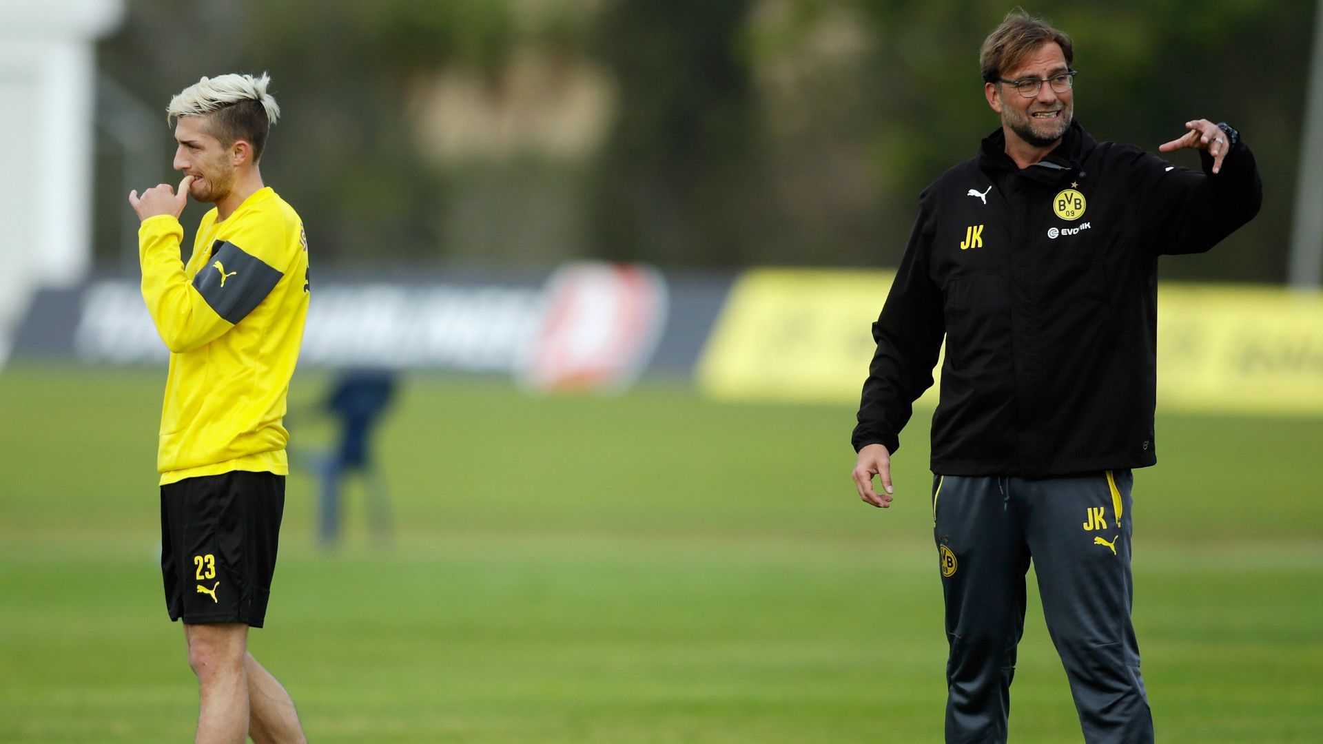 Kevin Kampl Jürgen Klopp Borussia Dortmund Trainingscamp 13012015