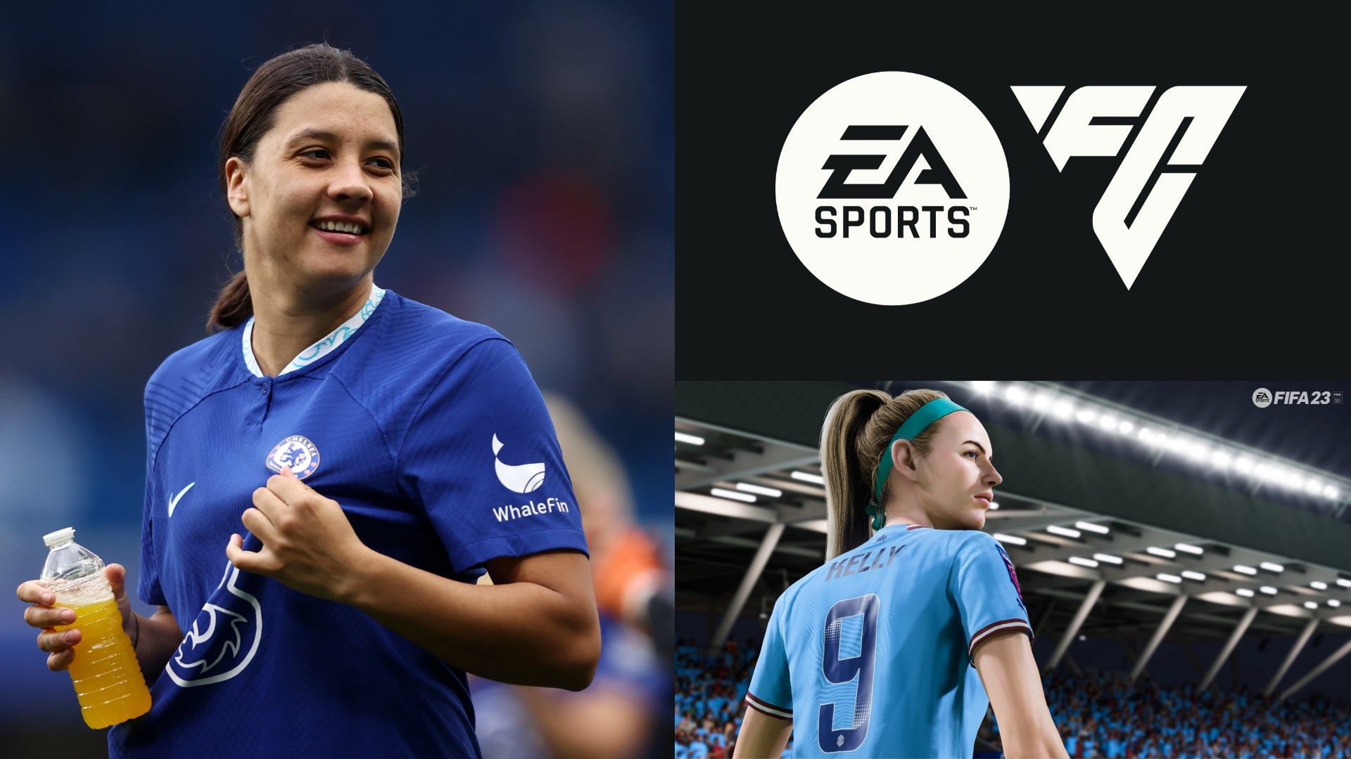 Sam Kerr Chloe Kelly EA SPORTS composite