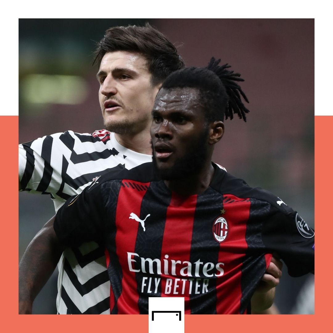 Franck Kessie Harry Maguire AC Milan Manchester United 2020-21 GFX