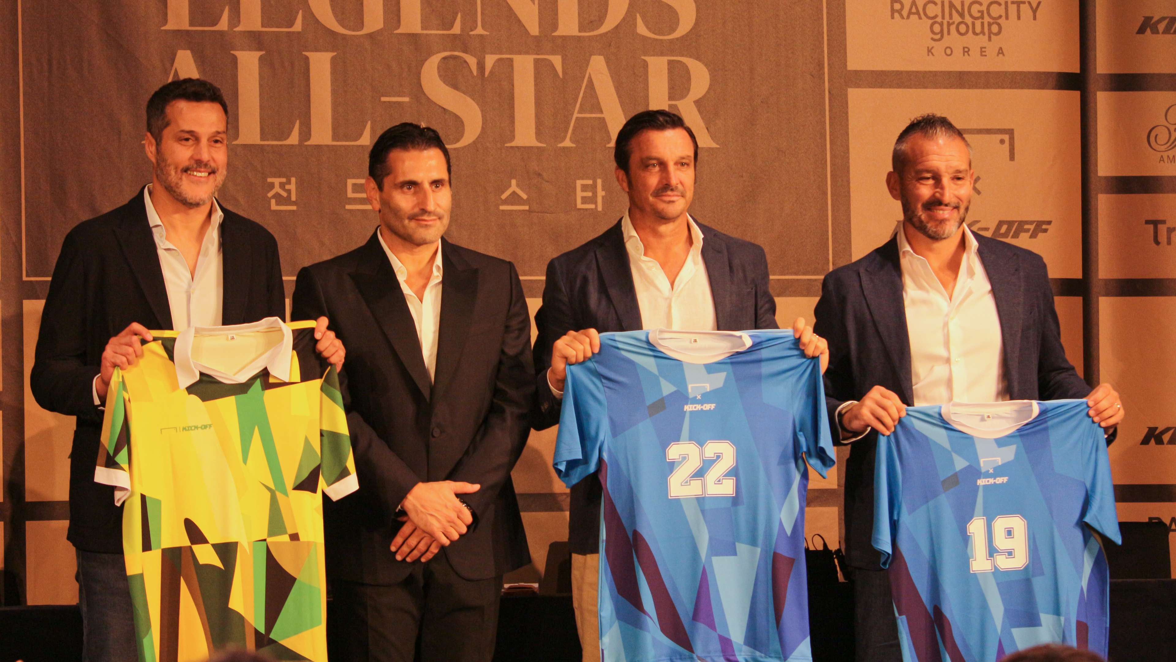 레전드 매치 기자회견