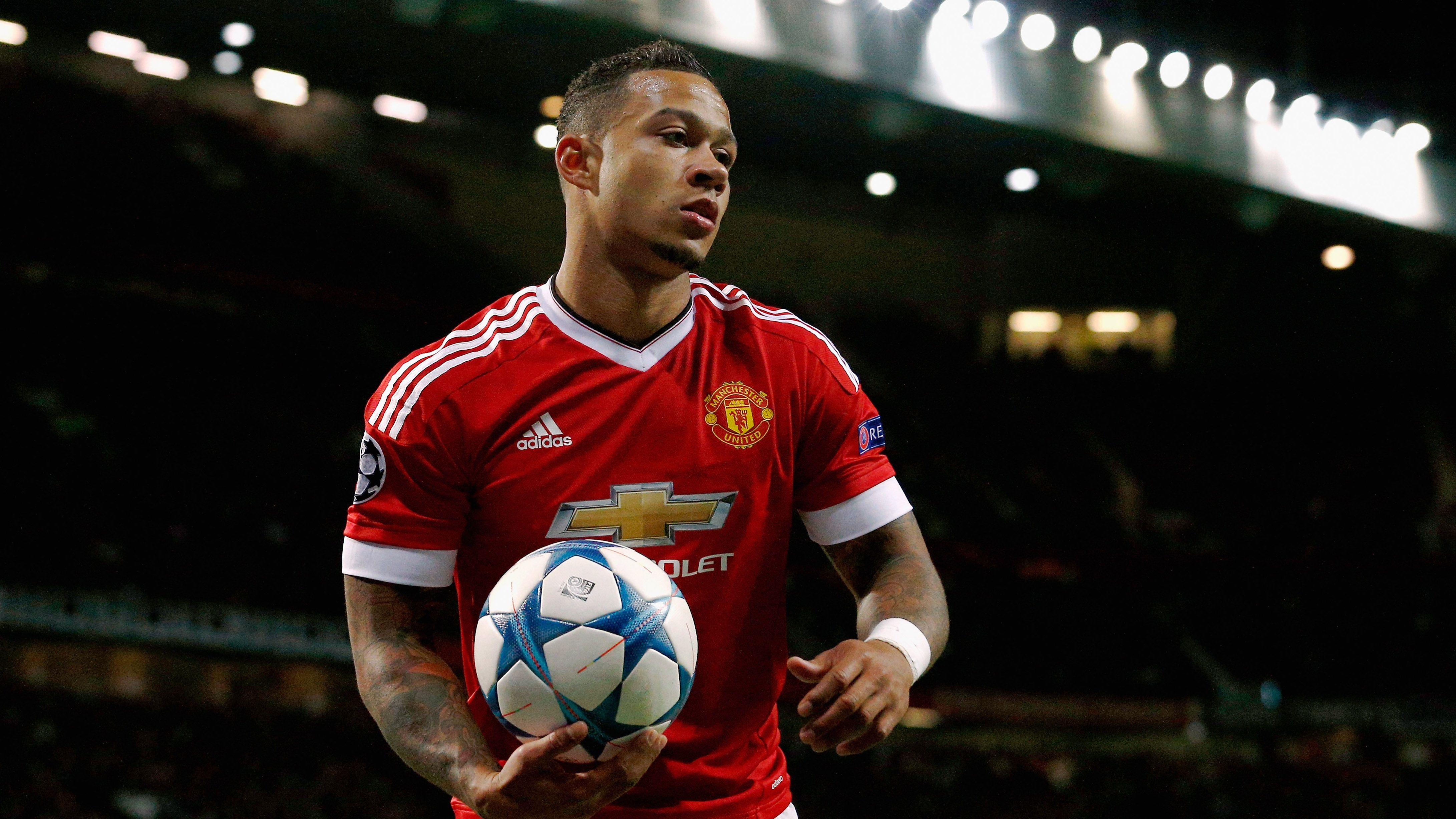 Memphis Depay Manchester United Champions League