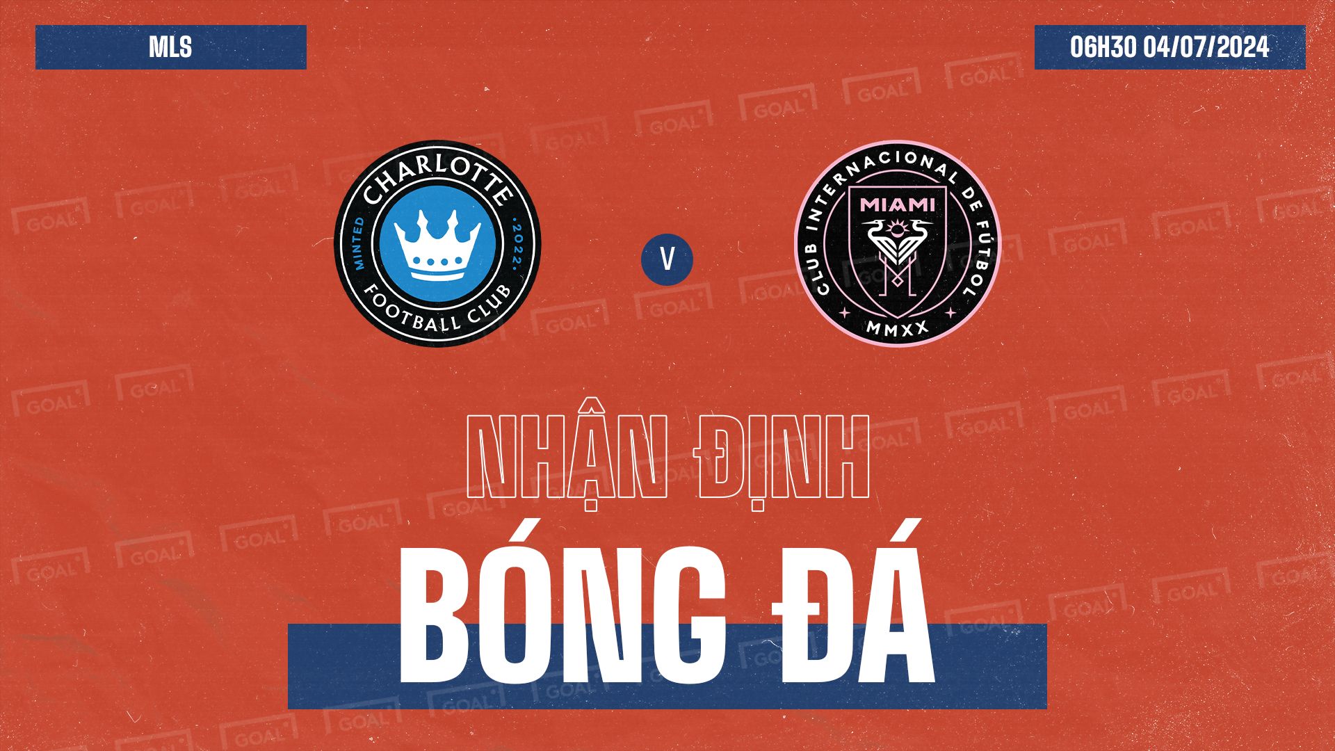 Charlotte FC vs Inter Miami MLS 2024 GFX