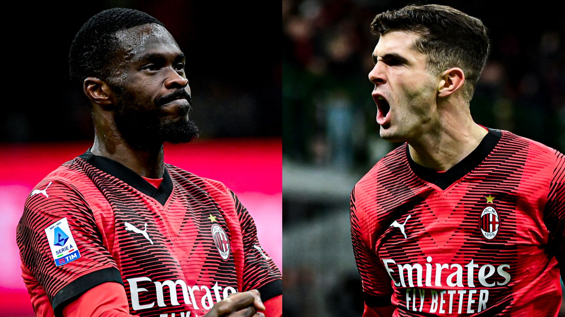 Fikayo Tomori Christian Pulisic AC Milan 2023-24