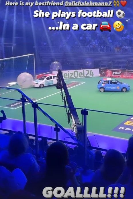 Alisha Lehmann car football 2024