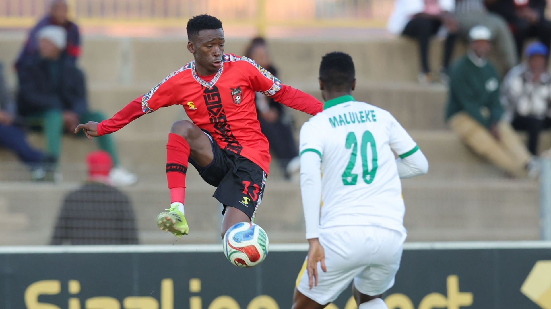 Siyanda Xulu & Osborn Maluleke, TS Galaxy vs Golden Arrows