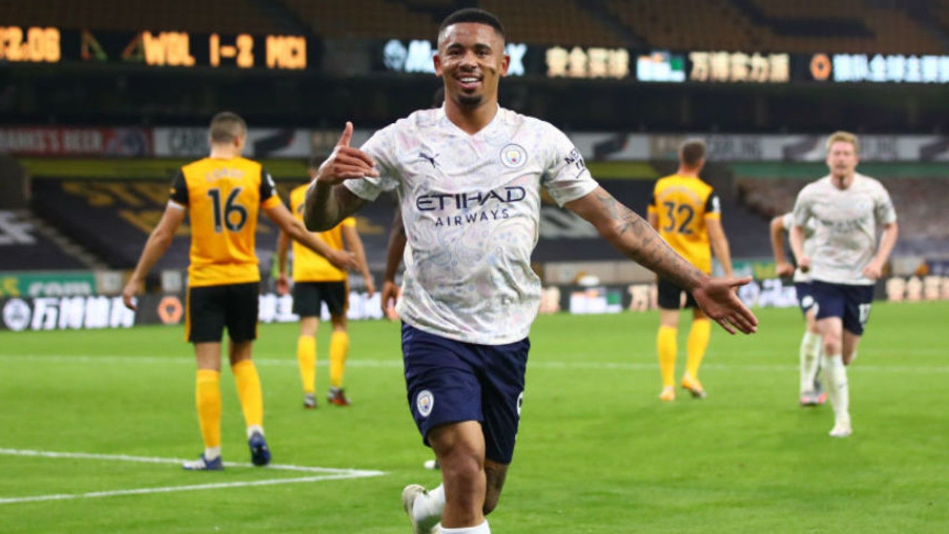 Gabriel Jesus Manchester City Wolverhampton 21 09 2020
