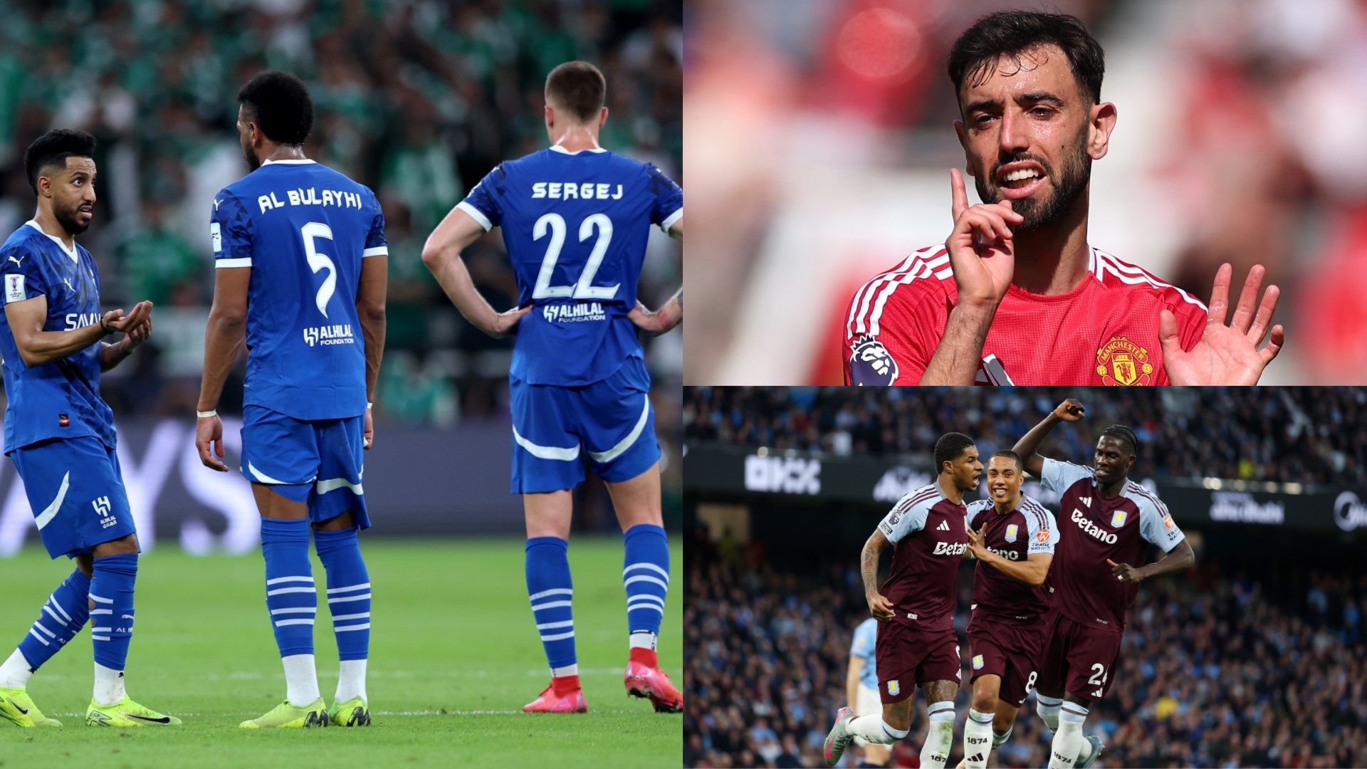 Al Hilal Youri Tielemans Bruno Fernandes Aston Villa