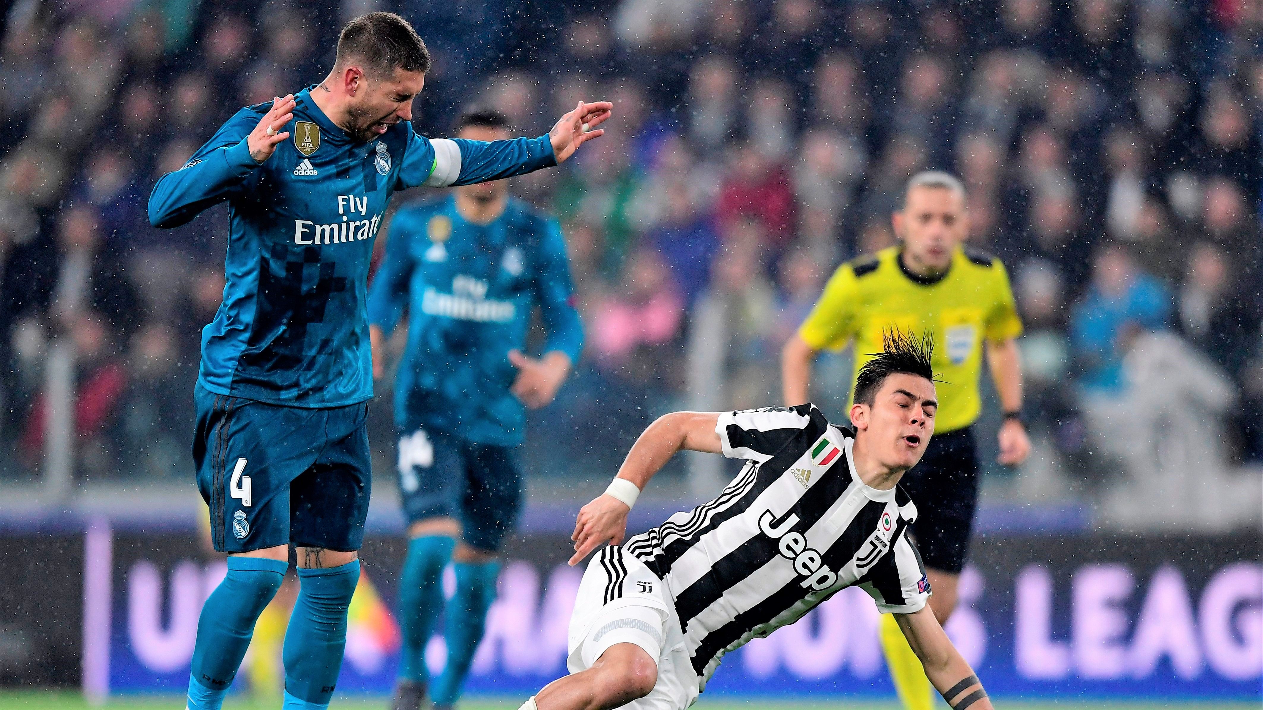 Sergio Ramos Paulo Dybala Juventus Real Madrid UCL 02032018