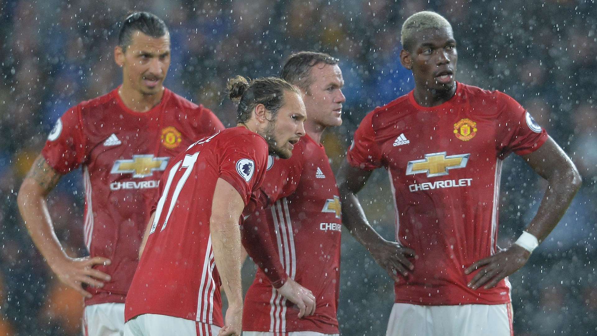 Zlatan Ibrahimovic, Daley Blind, Wayne Rooney, Paul Pogba