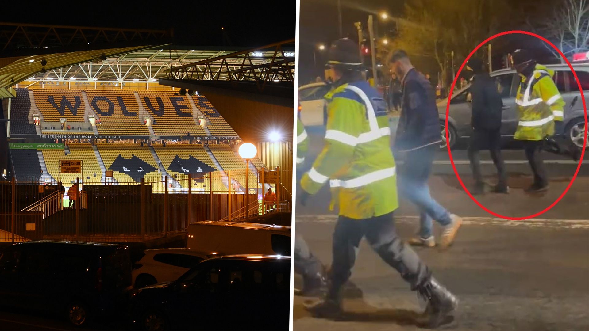 Wolves Arsenal fan police