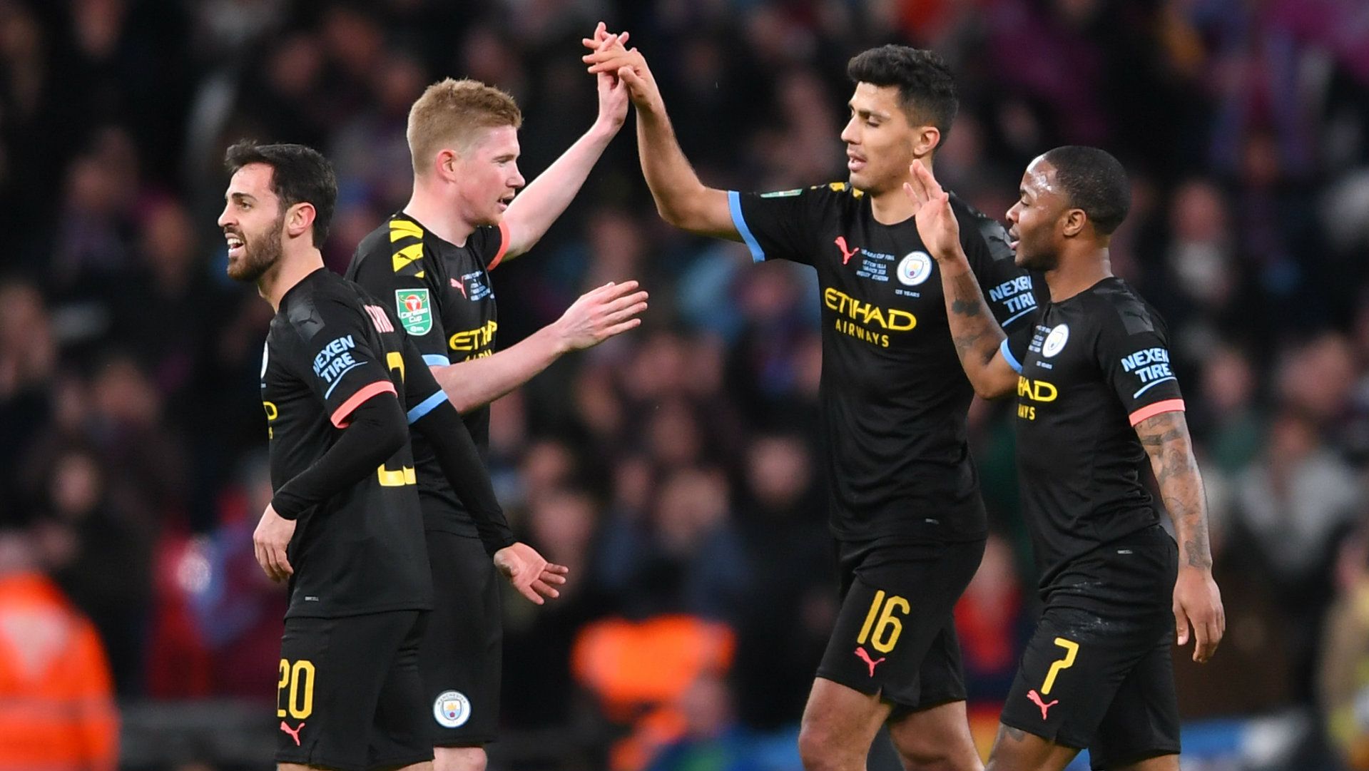 Kevin De Bruyne Aston Villa vs Manchester City Carabao Cup final 2019-20