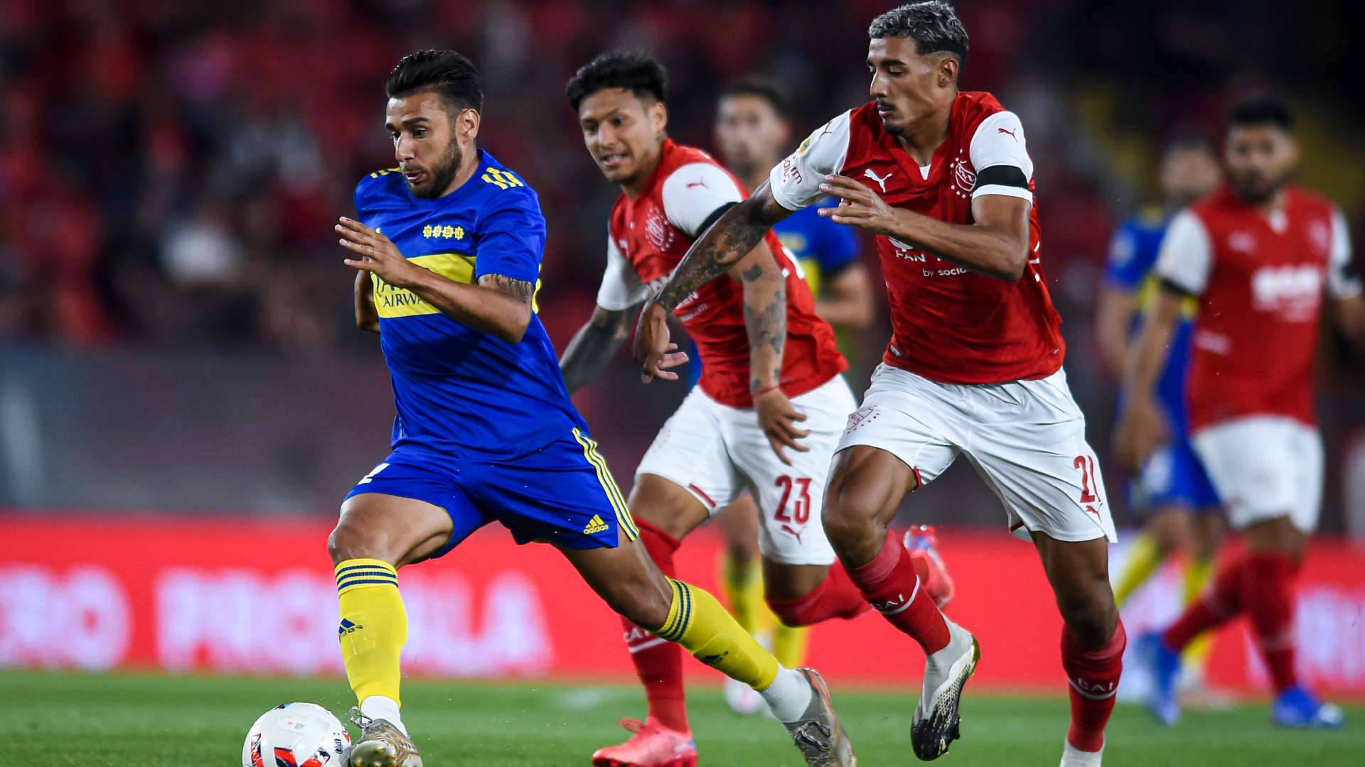 Eduardo Salvio Carlos Benavidez Independiente Boca Liga Profesional 241121
