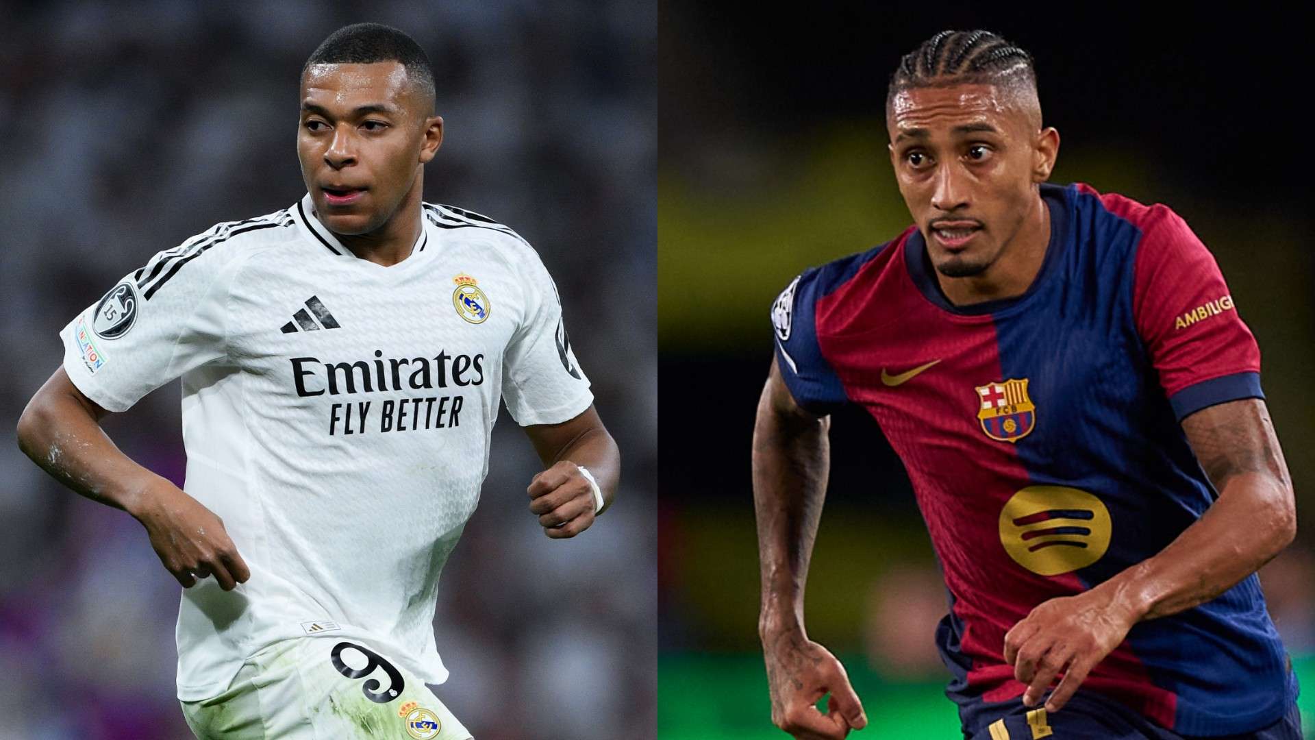 Mbappé Raphinha Real Madrid Barcelona VIVO ONLINE