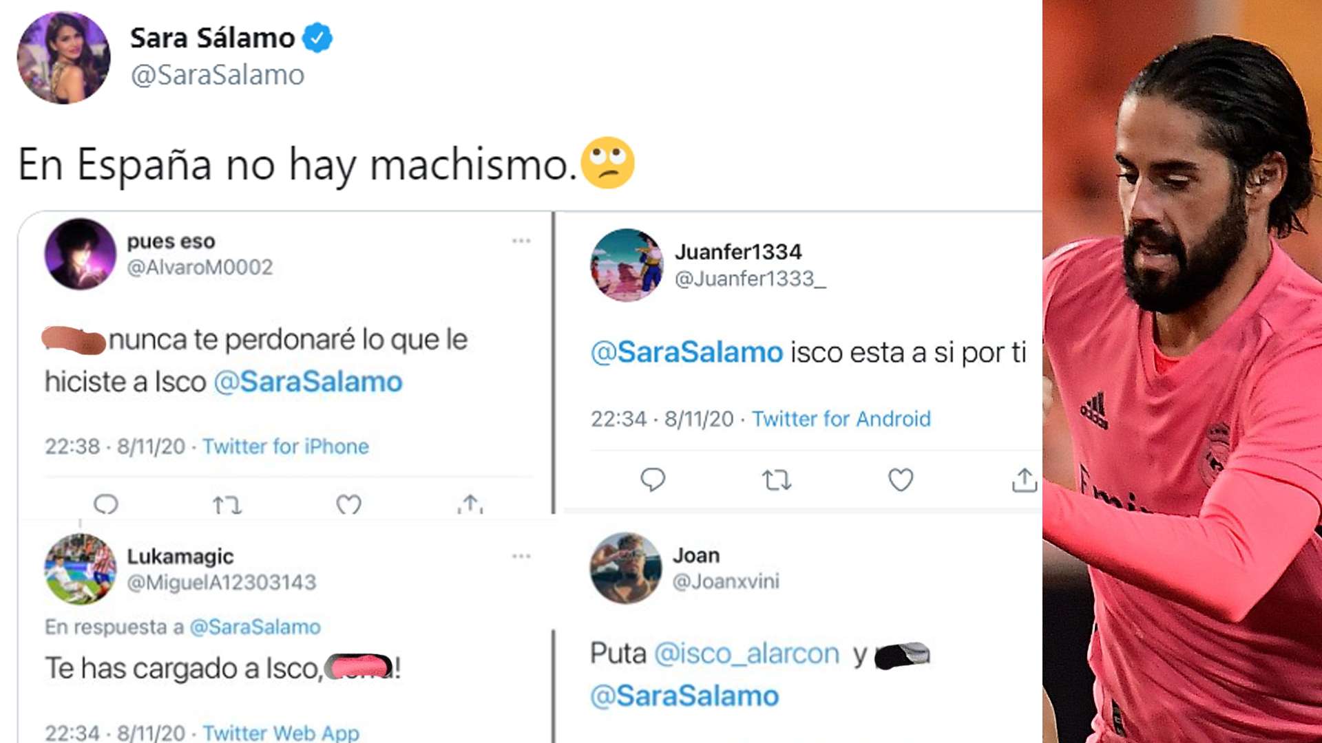 Isco y Sara Sálamo
