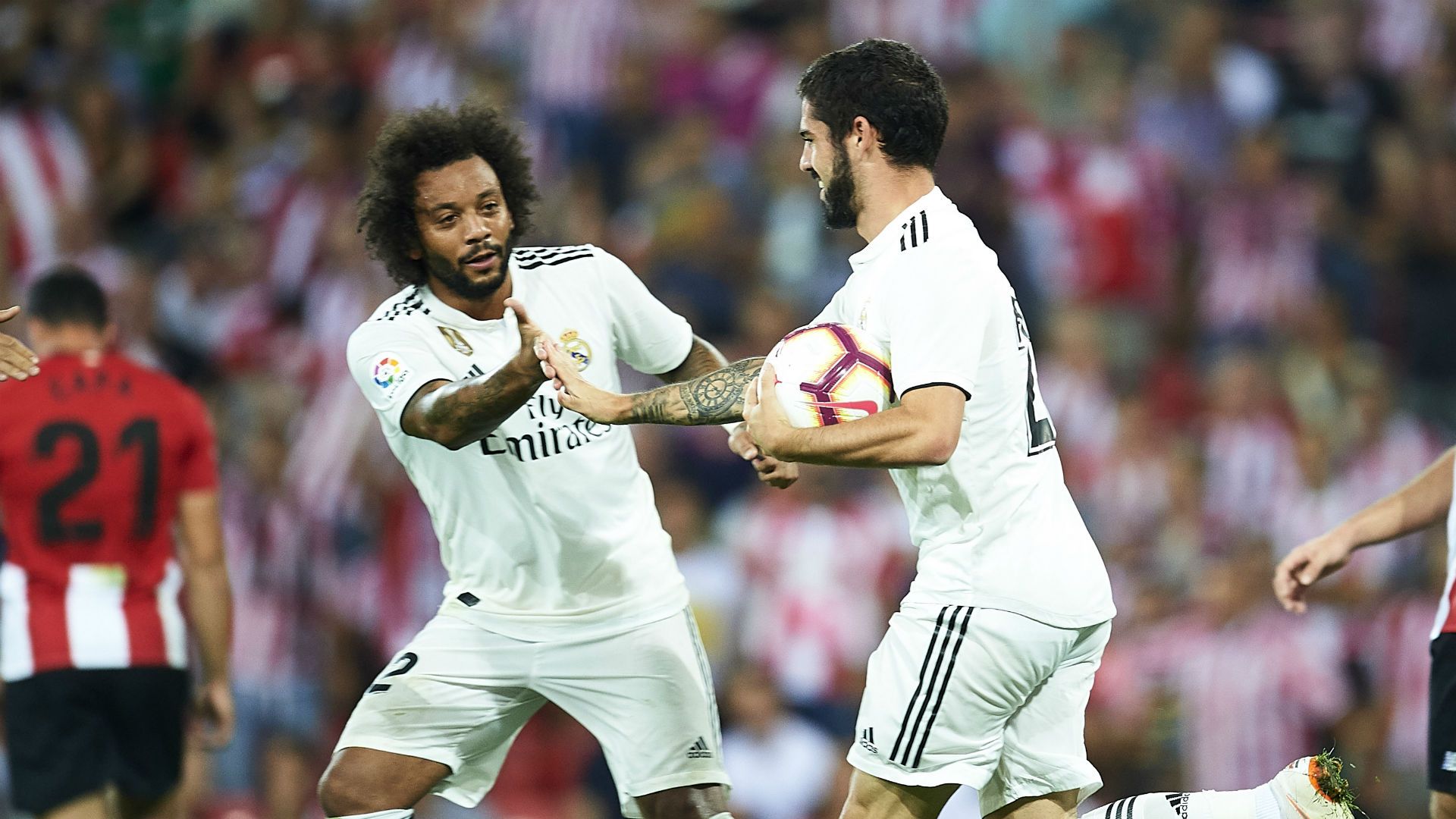 Isco Marcelo Real Madrid La Liga 2018
