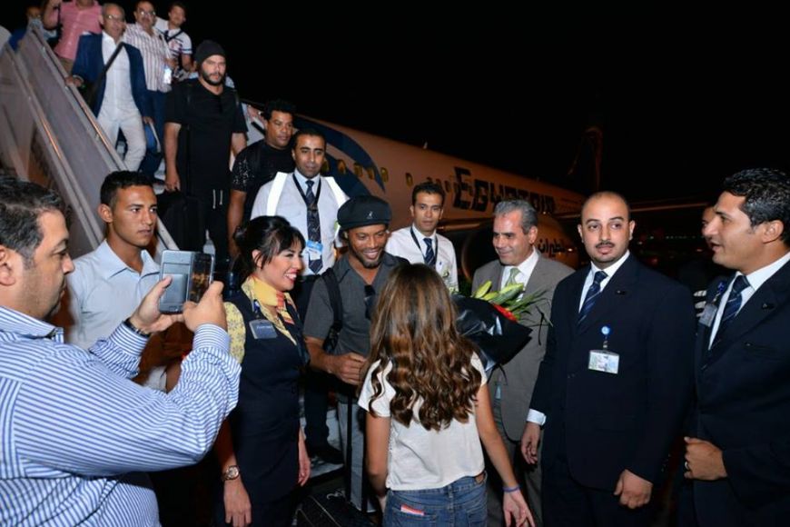 ronaldinho in egypt