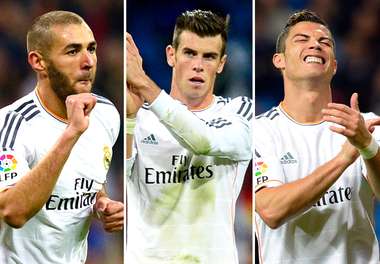 Karim Benzema Gareth Bale Cristiano Ronaldo Real Madrid BBC Trio