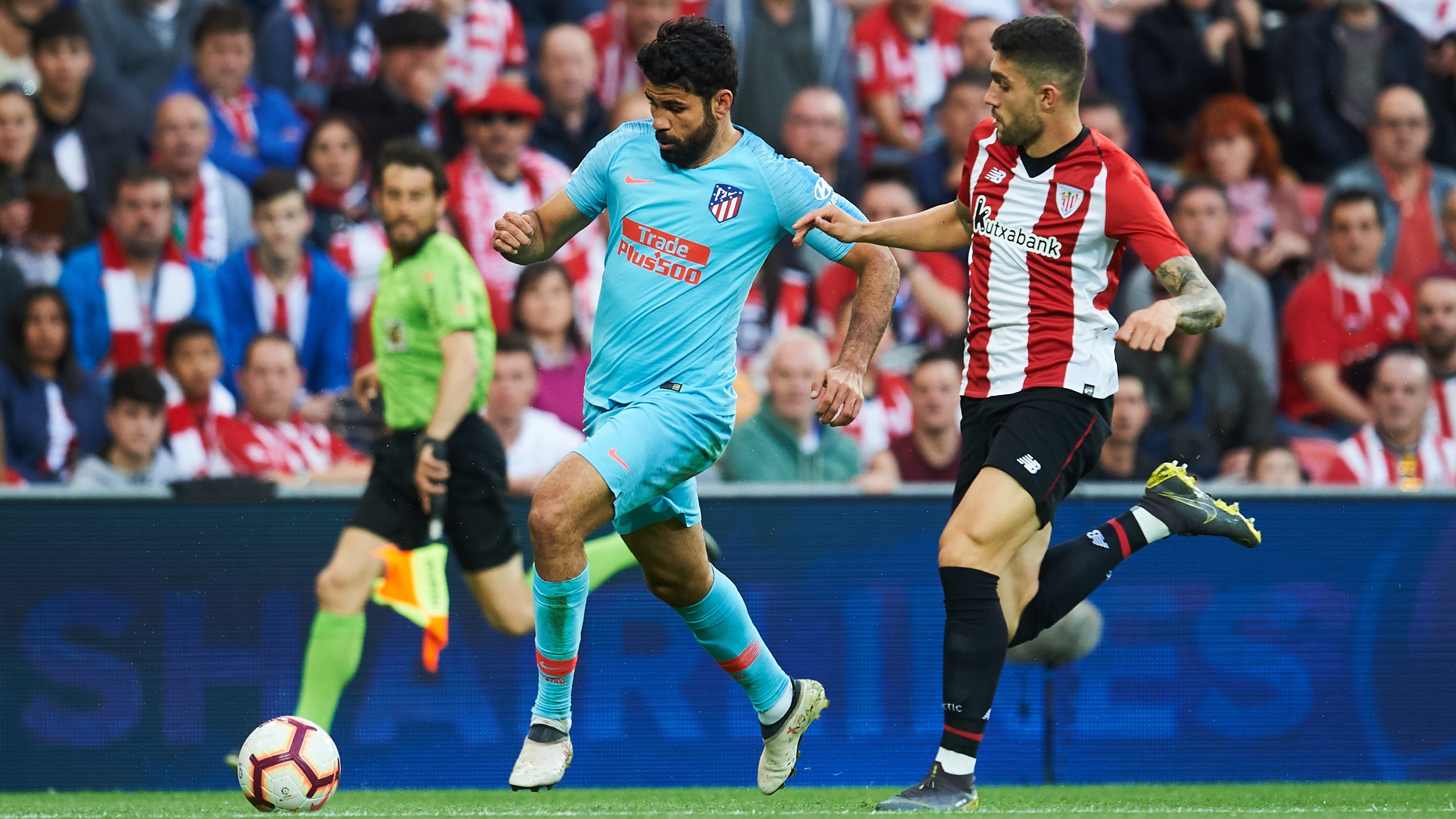 Diego Costa Unai Nunez Athletic Club Atletico de Madrid LaLiga 16032019
