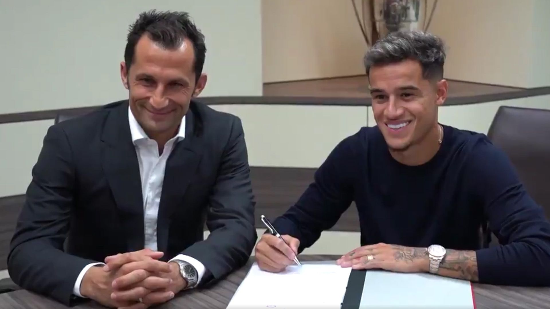 Philippe Coutinho Hassan Brazzo Salihamidzic FC Bayern München signing