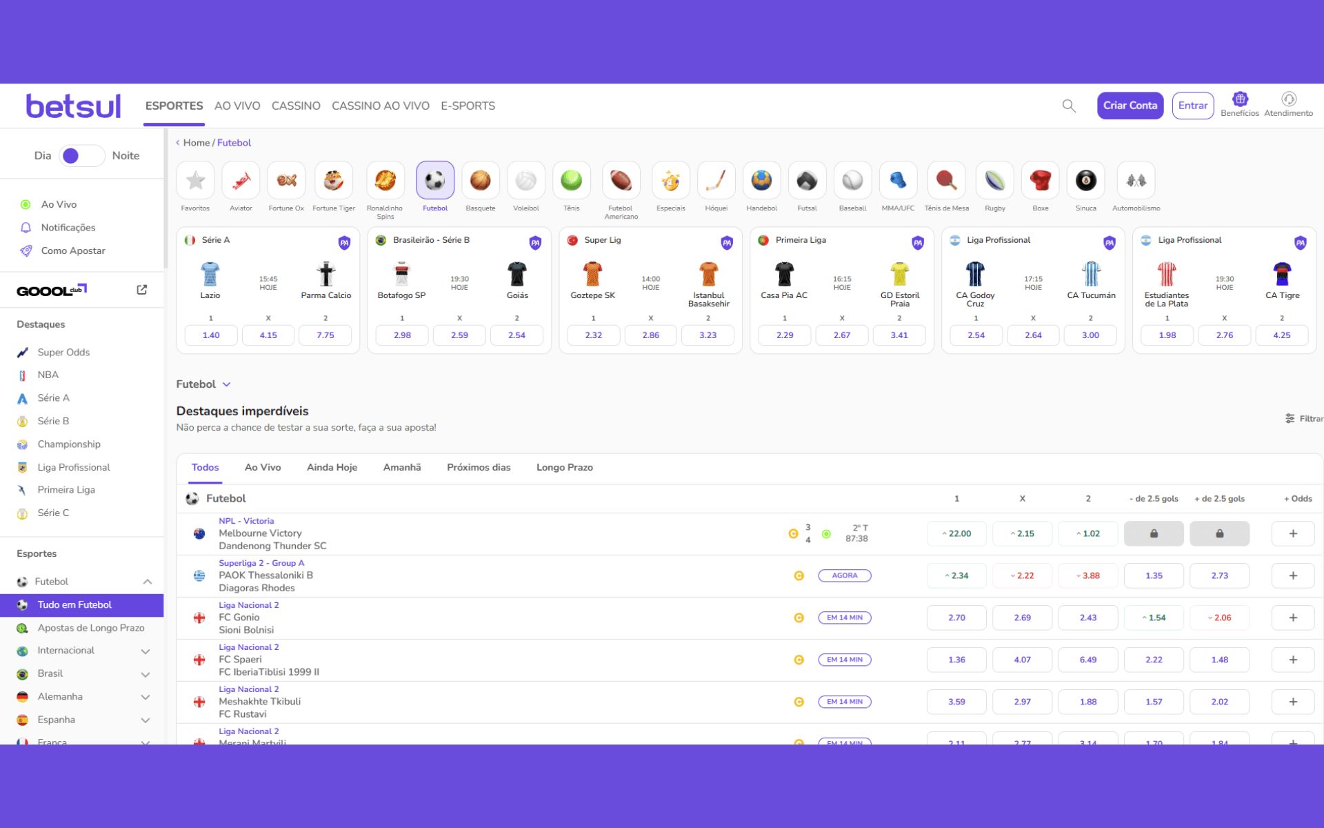 Betsul sul apostas esportivas