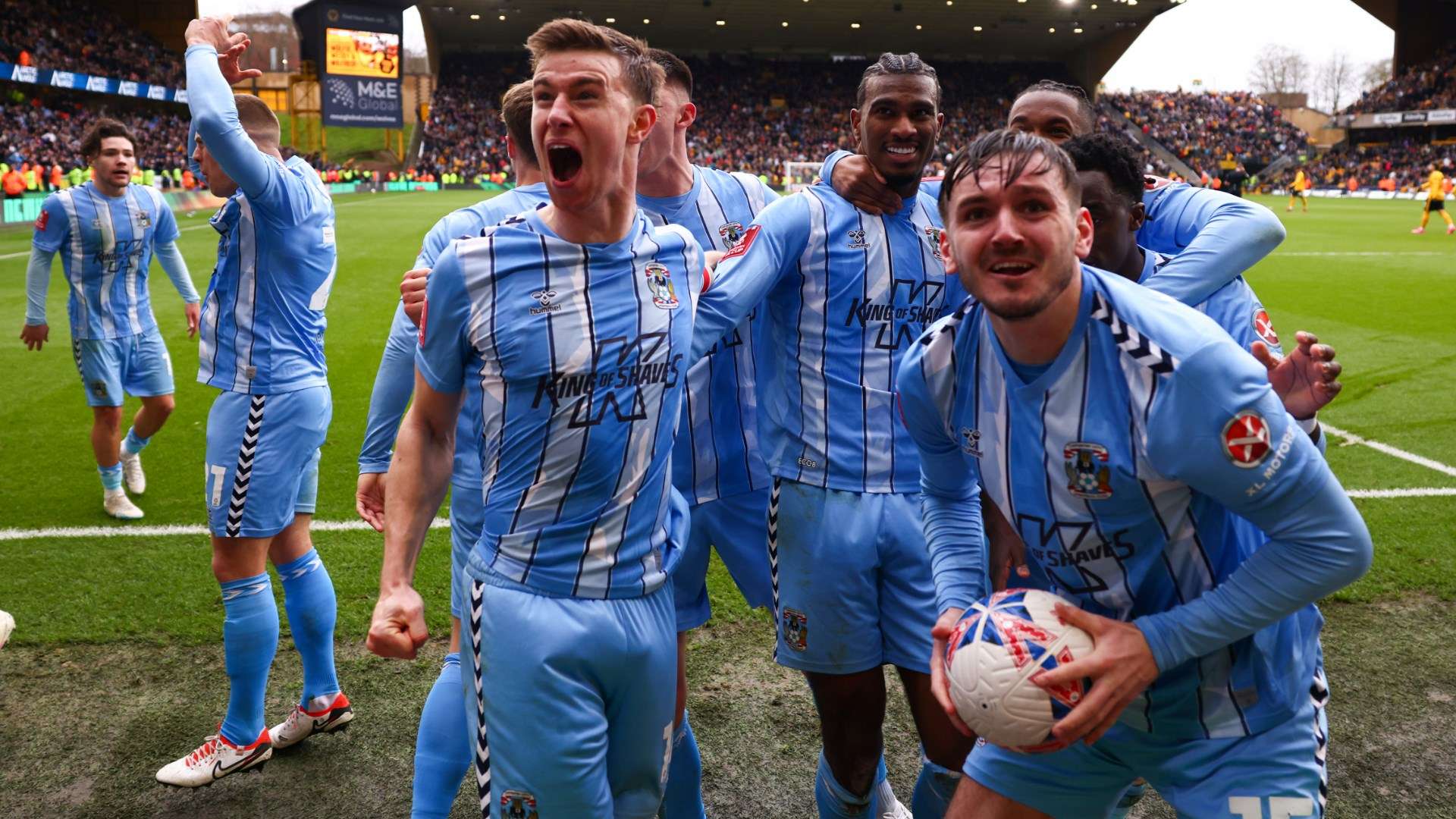 Coventry celebrating FA Cup 2023-24