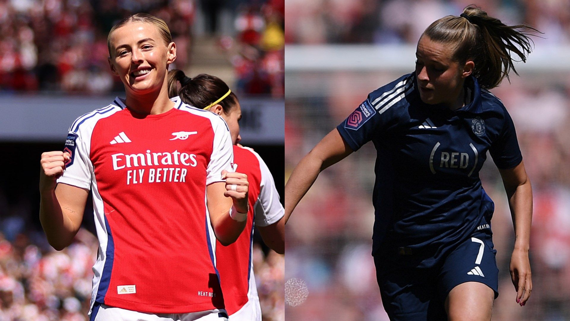 Chloe Kelly comes up clutch! Lioness helps Arsenal secure simpler Champions League pathway at Man Utd's expense in straight shootout for WSL's second place - with Ella Toone's efforts in vain | Goal.com UK