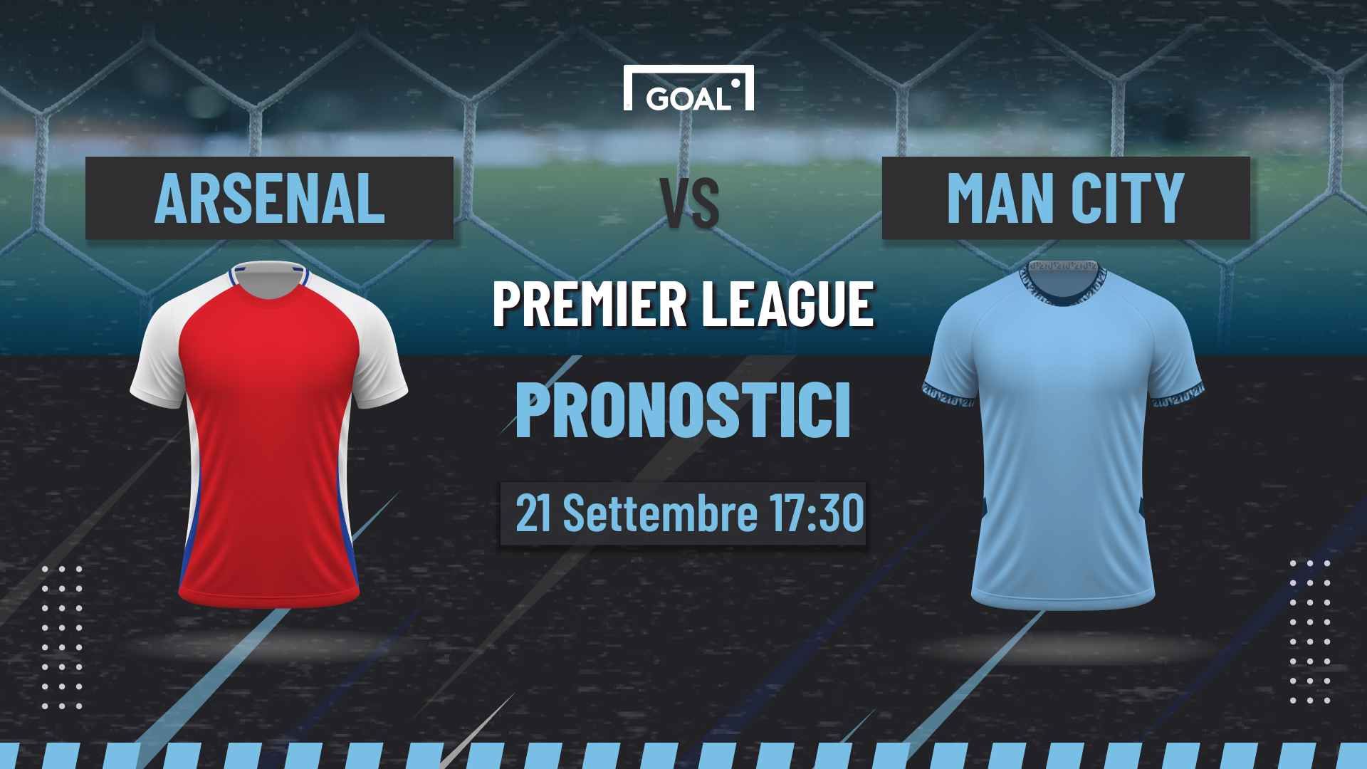 pronostici Arsenal - Man City