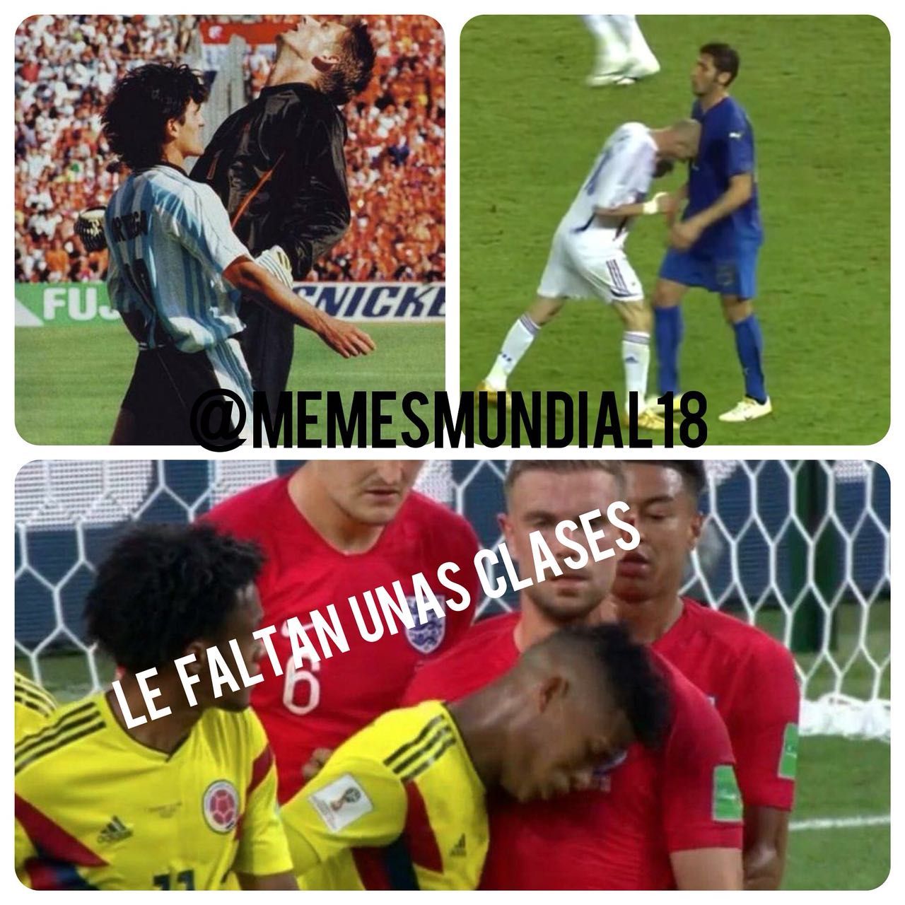 Memes Colombia vs Inglaterra