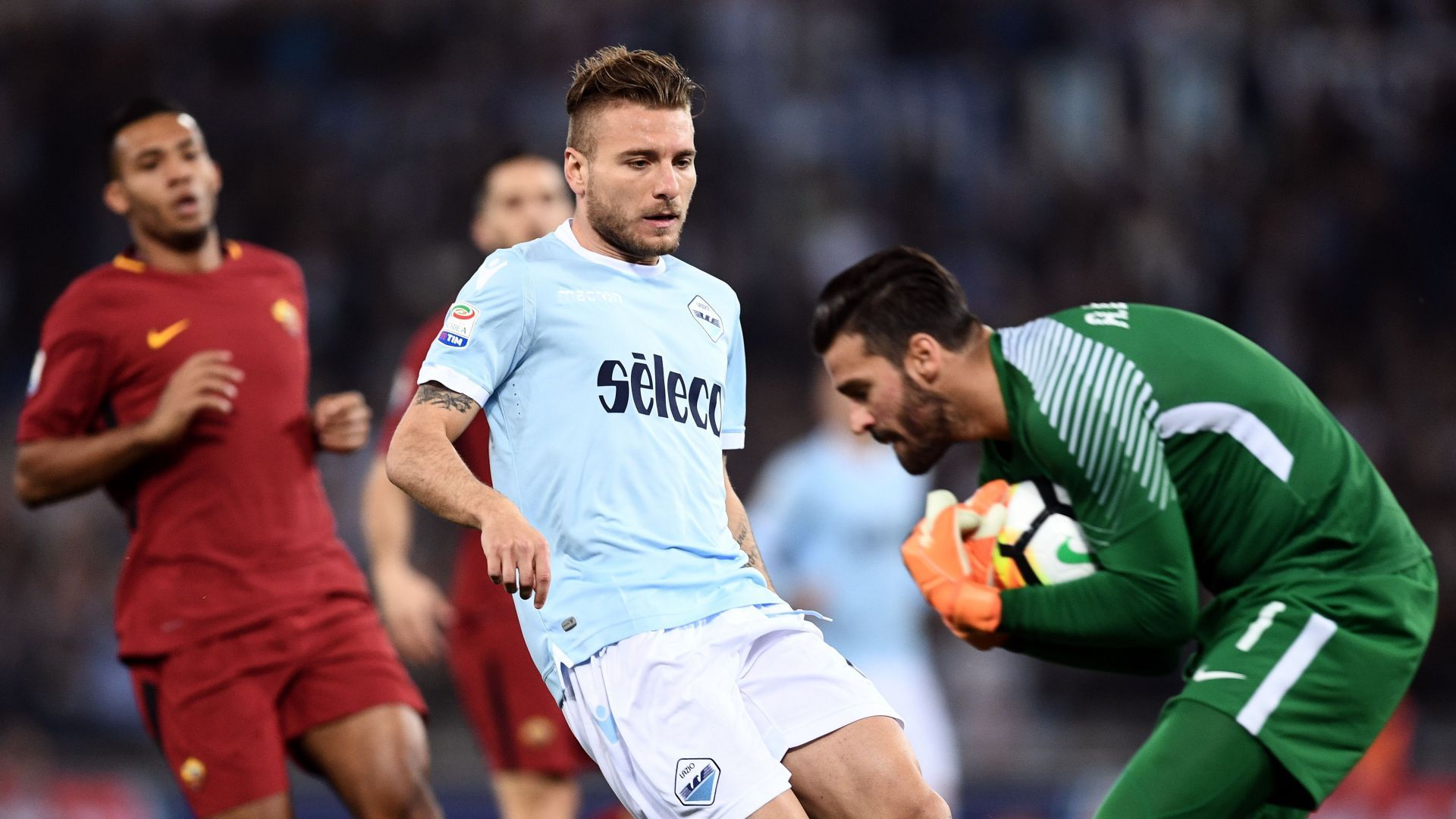Ciro Immobile Alisson Lazio Roma Serie A