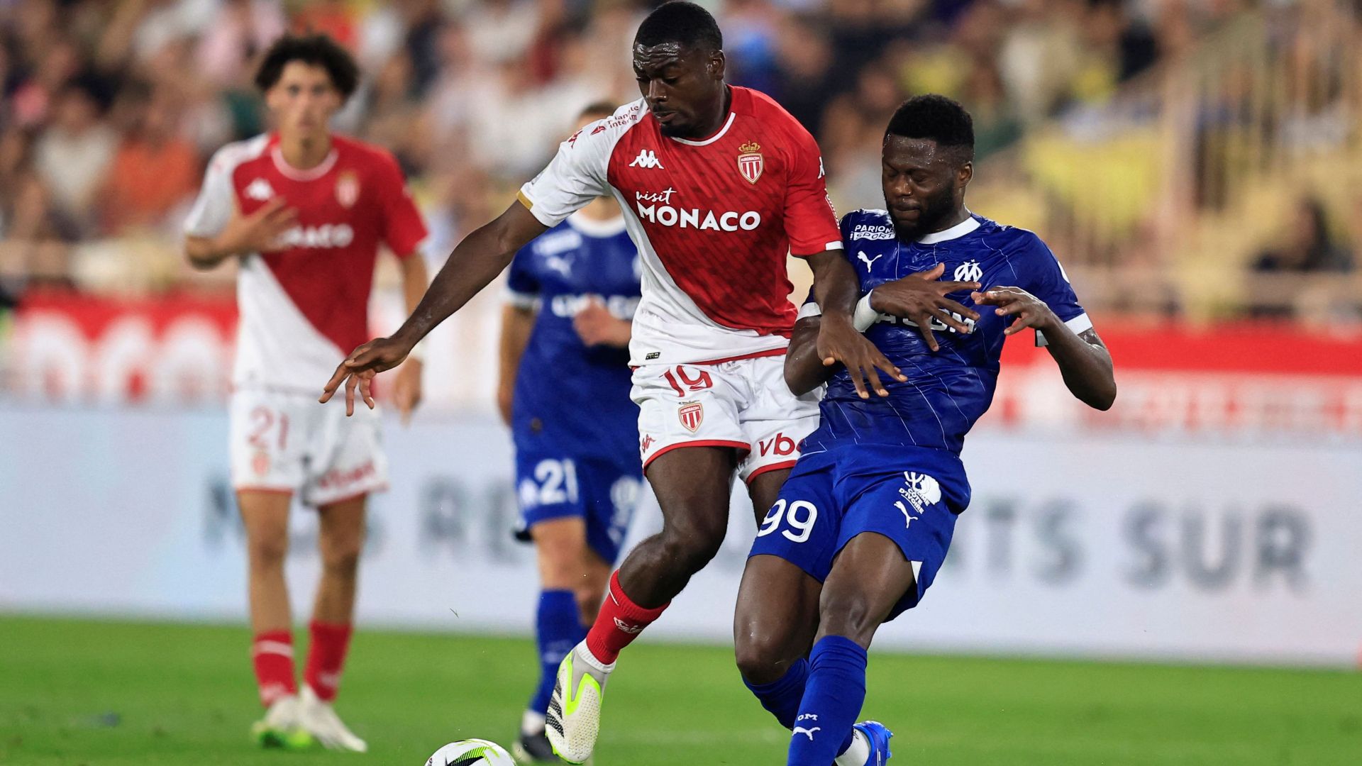 Chancel Mbemba Youssouf Fofana Monaco Marseille Ligue 1 30092023