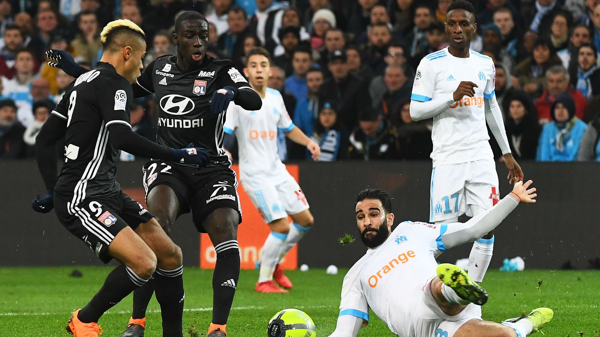 Mariano Diaz Adil Rami Marseille Lyon Ligue 1 18032018