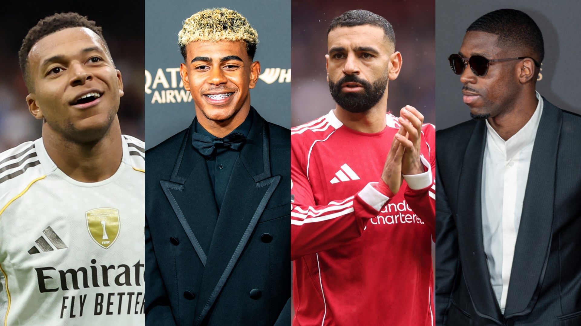 Kylian Mbappe Lamine Yamal Mohamed Salah Ousmane Dembele