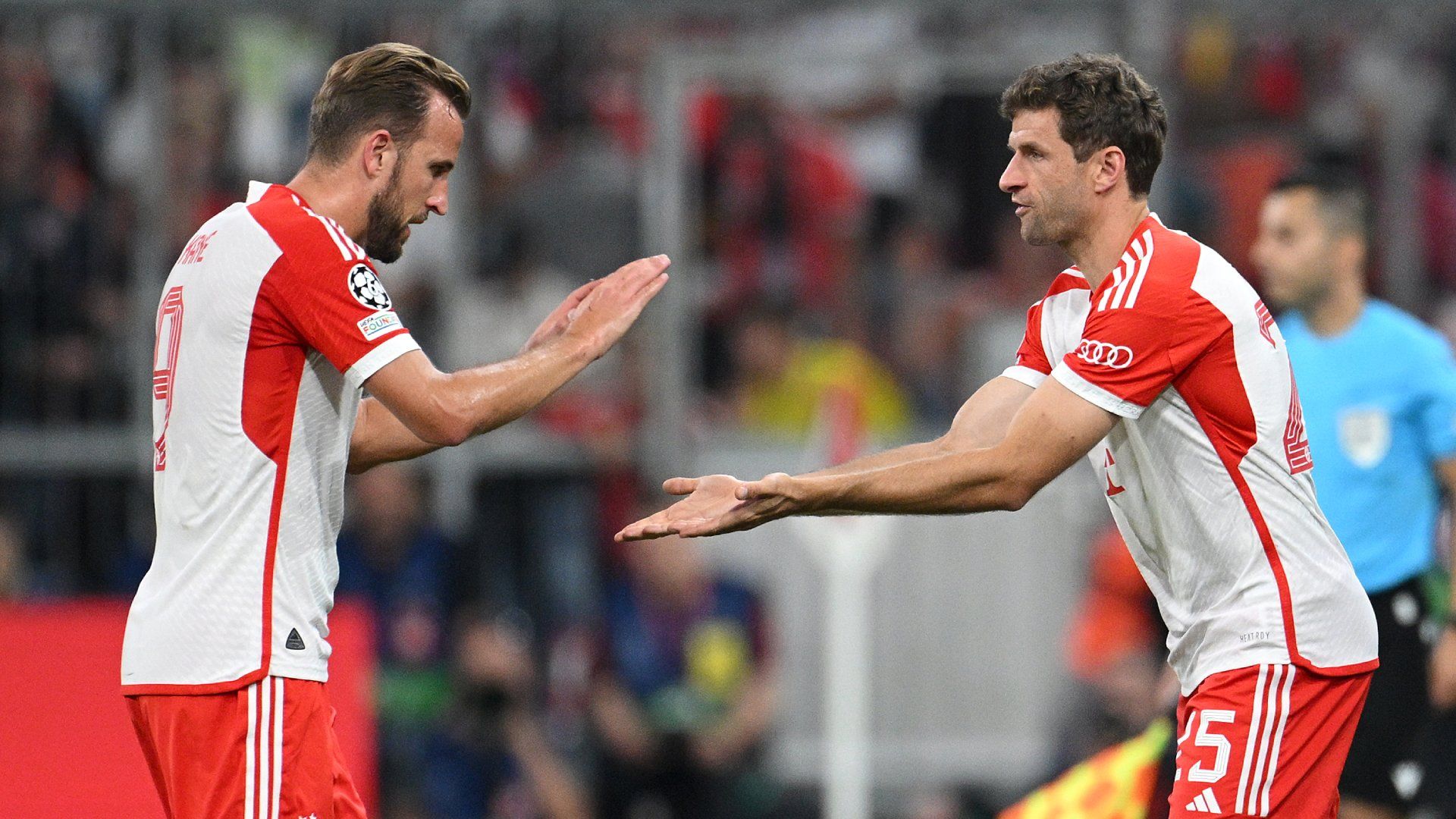 Harry Kane Thomas Muller Bayern Munich 2023-24
