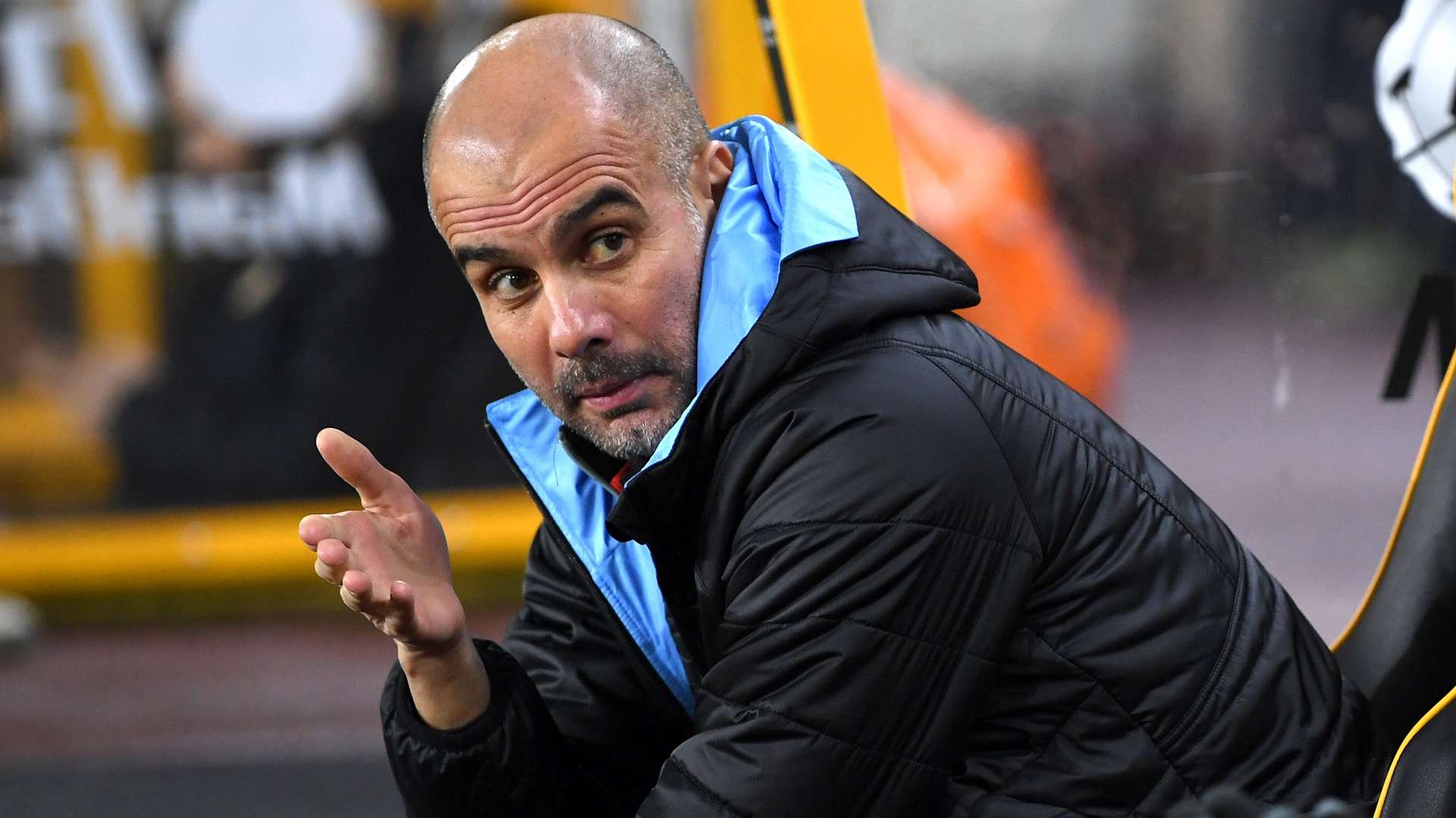 Pep Guardiola Manchester City Wolves 2019-20