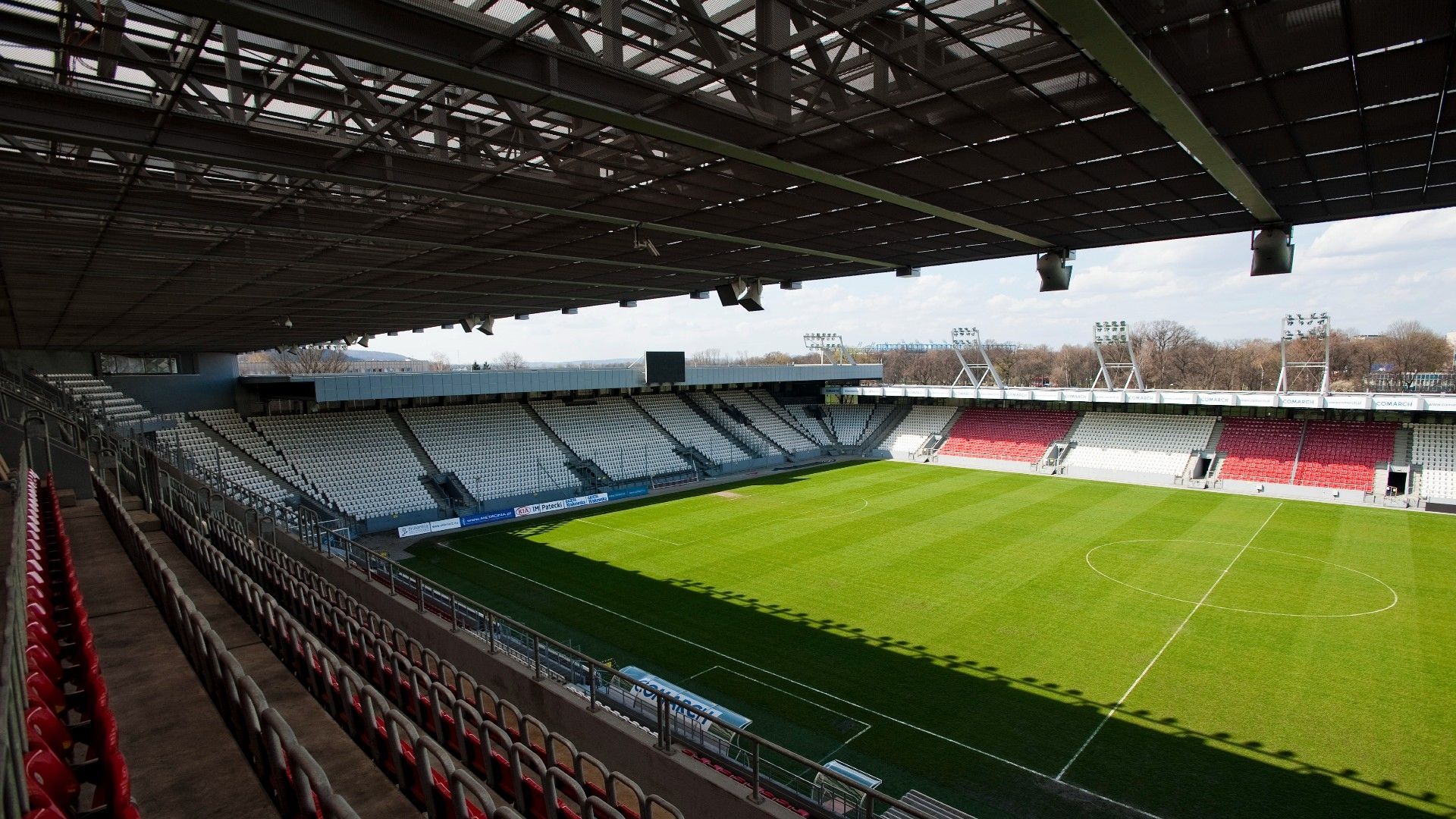 Cracovia stadium in Krakow
