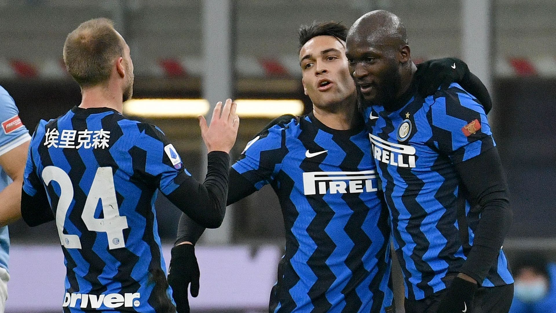 celebration Lukaku Inter Serie A 2020-2021