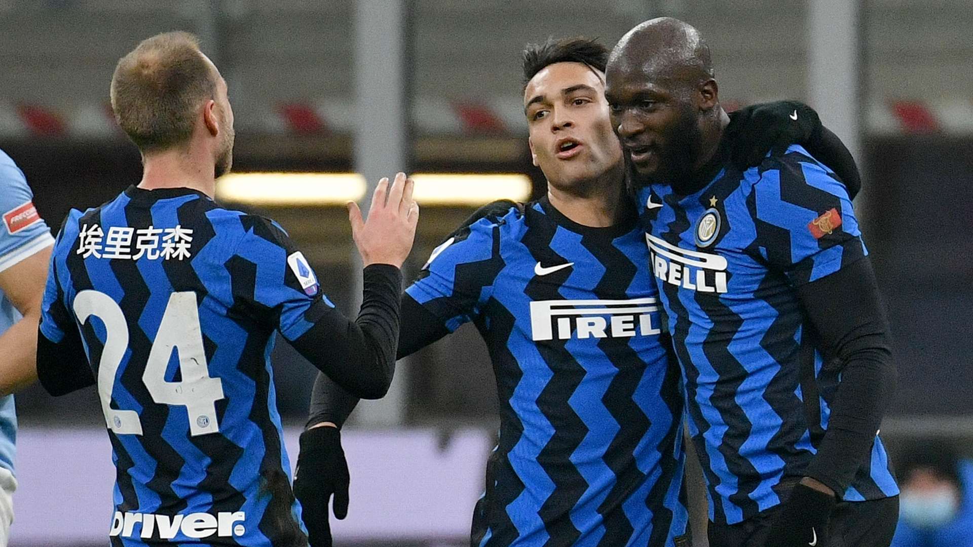 celebration Lukaku Inter Serie A 2020-2021