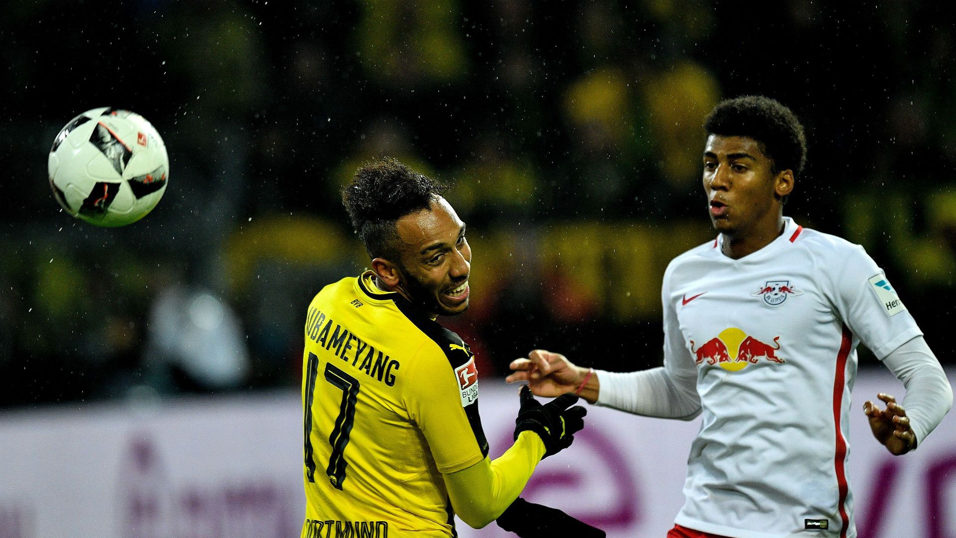 Bernardo Aubameyang RB Leipzig Dortmund Bundesliga 06 04 2017
