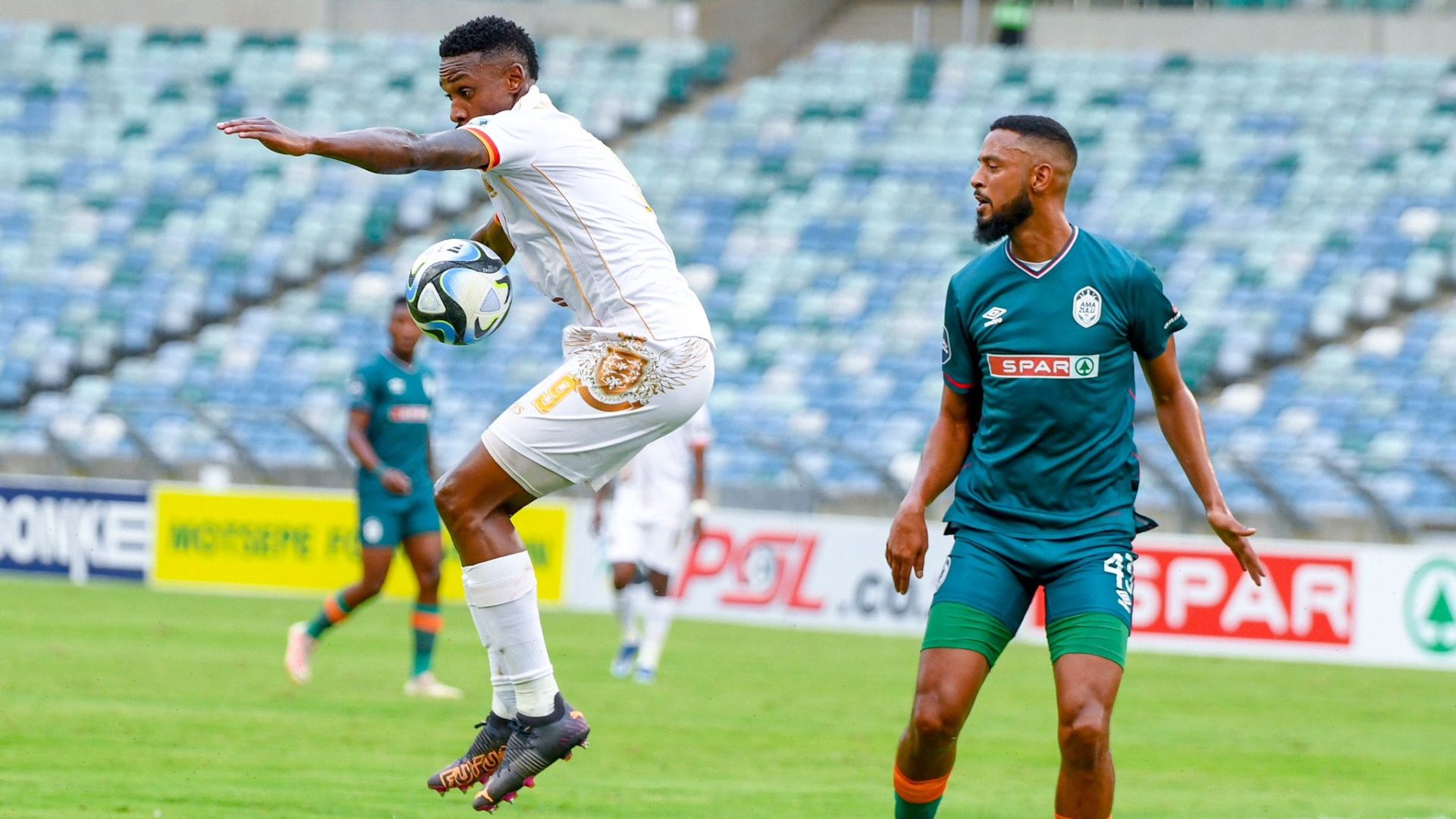 Mxolisi Macuphu & Taariq Fielies, AmaZulu vs Royal AM, December 2023